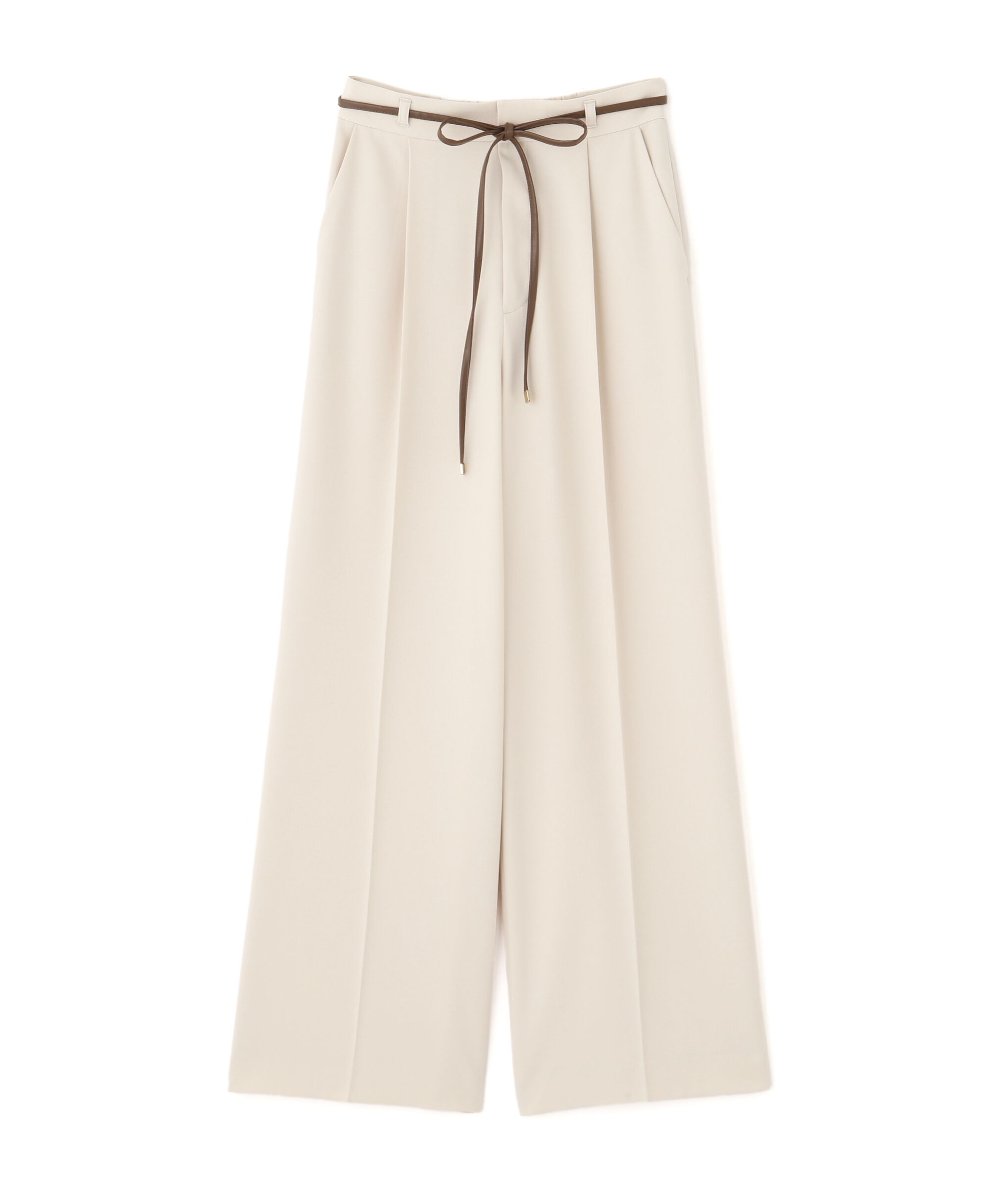 PROPORTION BODY DRESSING「合皮ベルト付きワイドパンツ」|その他|