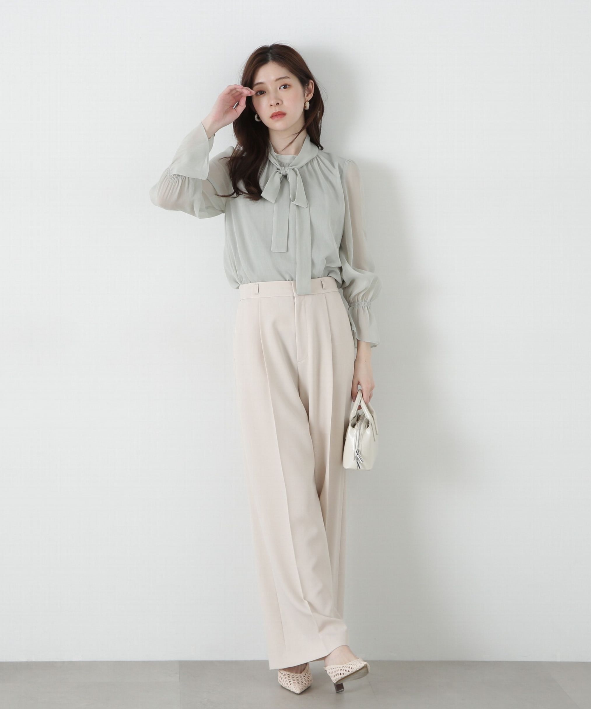 PROPORTION BODY DRESSING「合皮ベルト付きワイドパンツ」|その他|