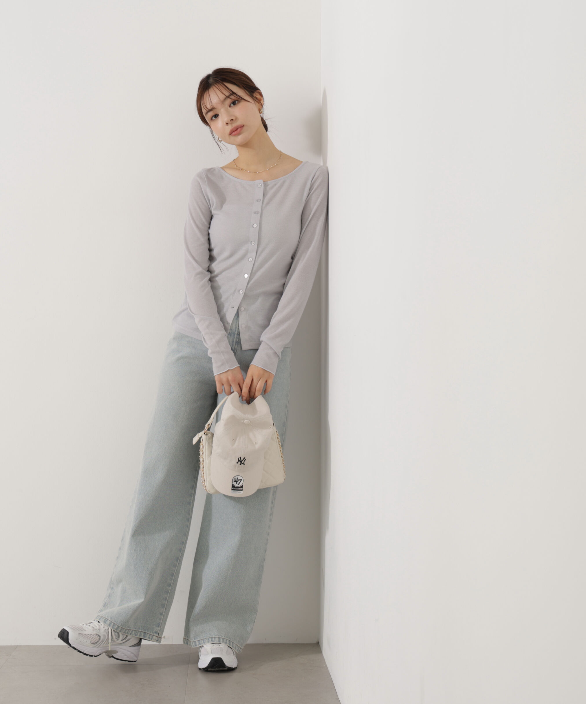 PROPORTION BODY DRESSING「〈a/mie〉シアーカットソー　26SS」|Tシャツ・カットソー|