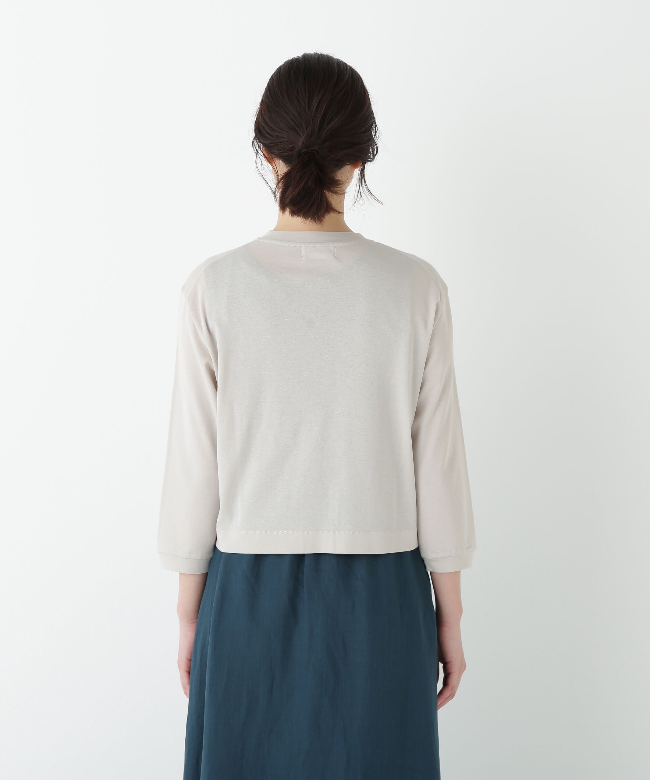  「◆クルーネックフライスカットソーカーディガン」|Tシャツ・カットソー|