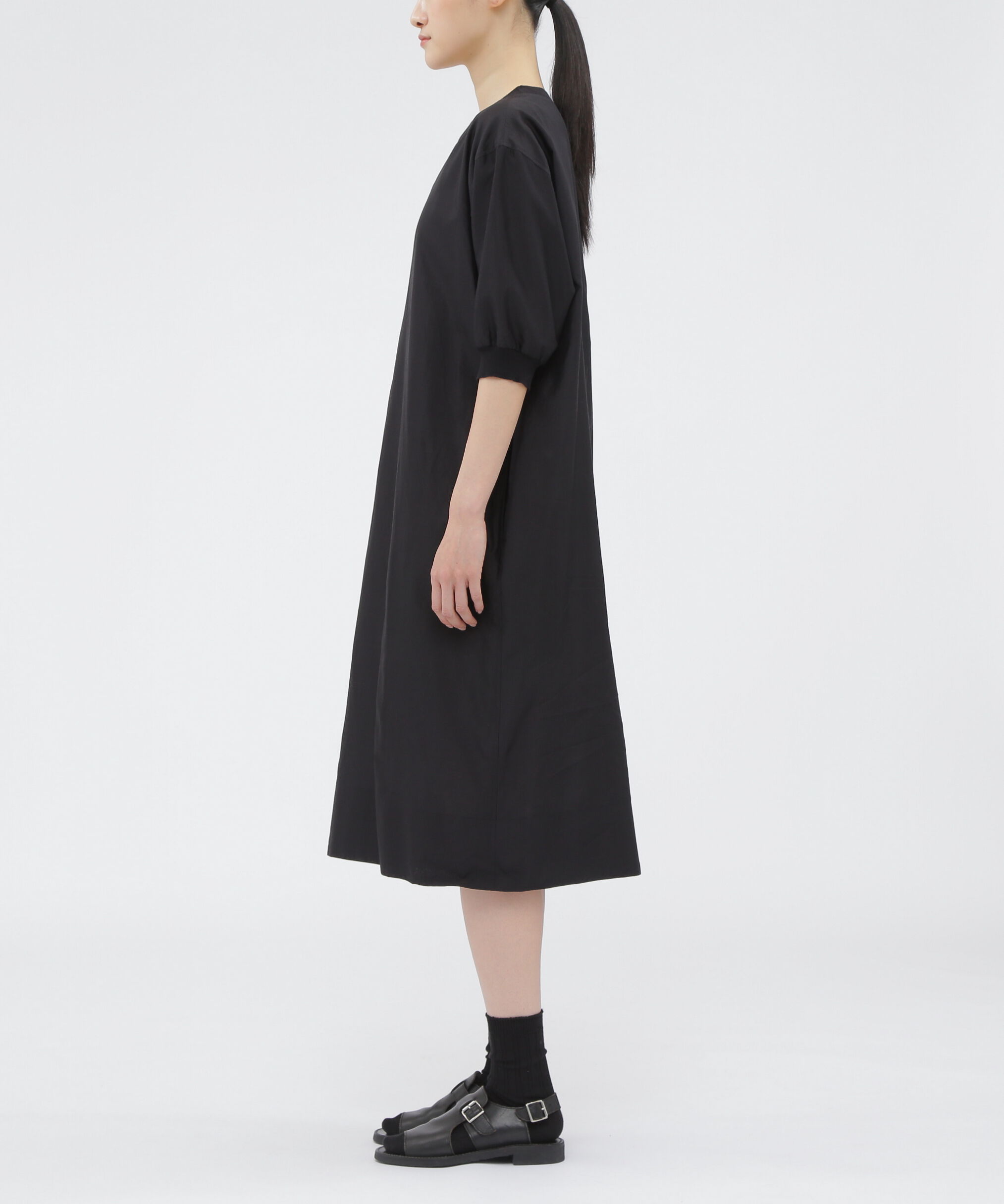  「WASHABLE SILK POPLIN DRESS」|ワンピース|