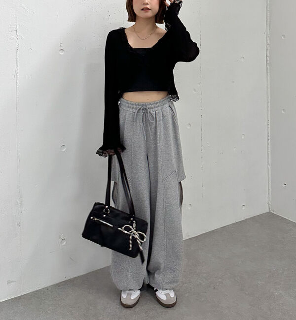 archives「レーストリミングニットカーディガン」|カーディガン|