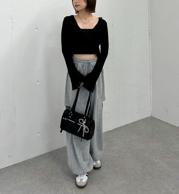 archives「レーストリミングニットカーディガン」|カーディガン|