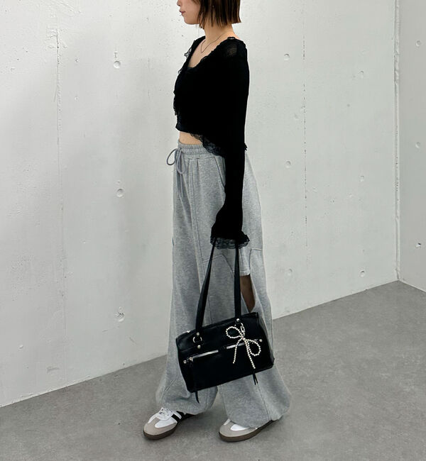 archives「レーストリミングニットカーディガン」|カーディガン|