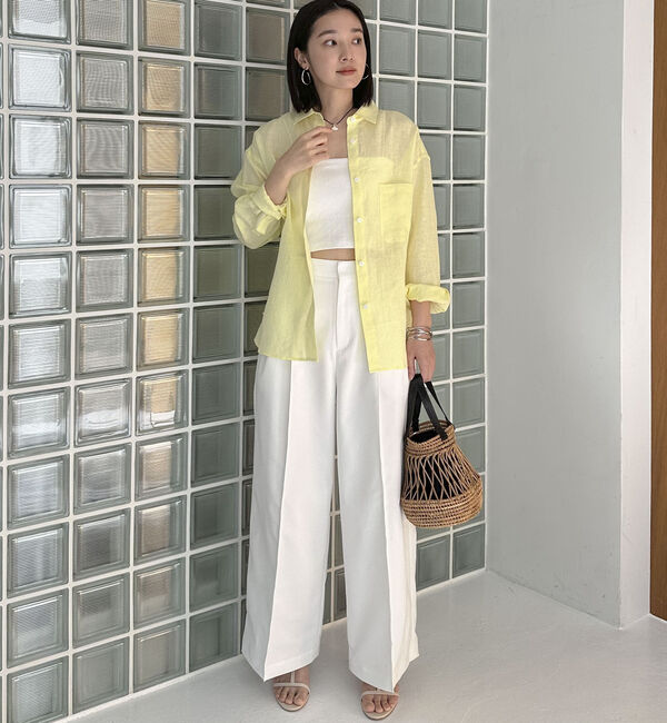 Doux archives「Ｆｌａｘリネンシャツ」|シャツ・ブラウス|