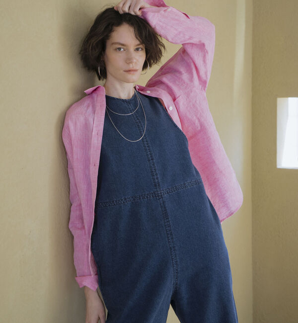 Doux archives「Ｆｌａｘリネンシャツ」|シャツ・ブラウス|PINK