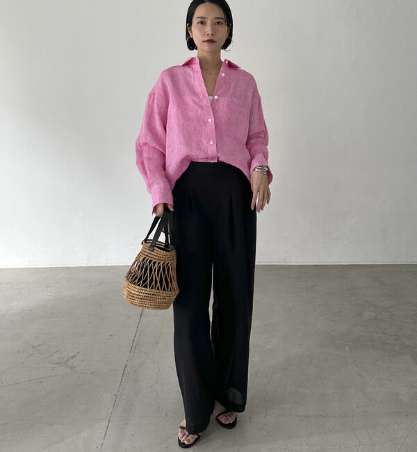 Doux archives「Ｆｌａｘリネンシャツ」|シャツ・ブラウス|