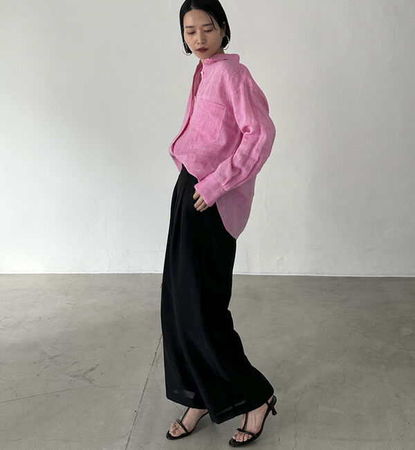 Doux archives「Ｆｌａｘリネンシャツ」|シャツ・ブラウス|