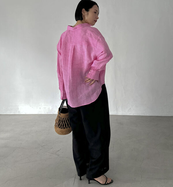 Doux archives「Ｆｌａｘリネンシャツ」|シャツ・ブラウス|