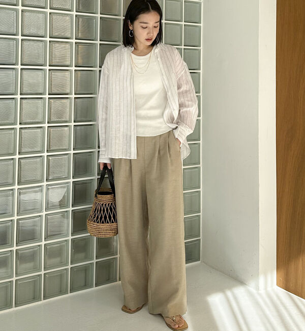 Doux archives「Ｆｌａｘリネンシャツ」|シャツ・ブラウス|