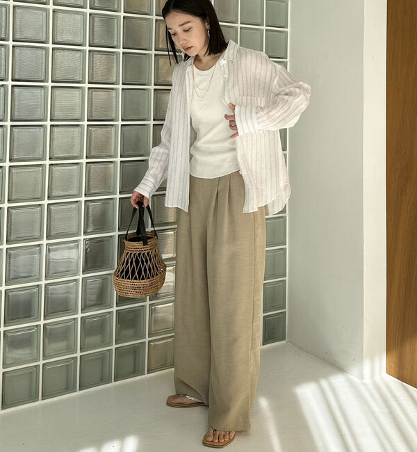 Doux archives「Ｆｌａｘリネンシャツ」|シャツ・ブラウス|