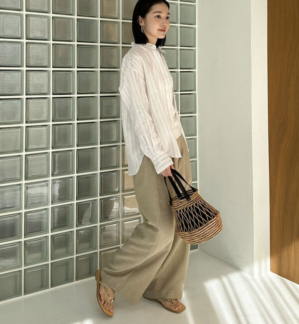 Doux archives「Ｆｌａｘリネンシャツ」|シャツ・ブラウス|