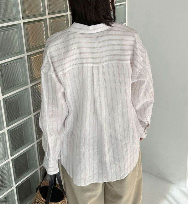 Doux archives「Ｆｌａｘリネンシャツ」|シャツ・ブラウス|