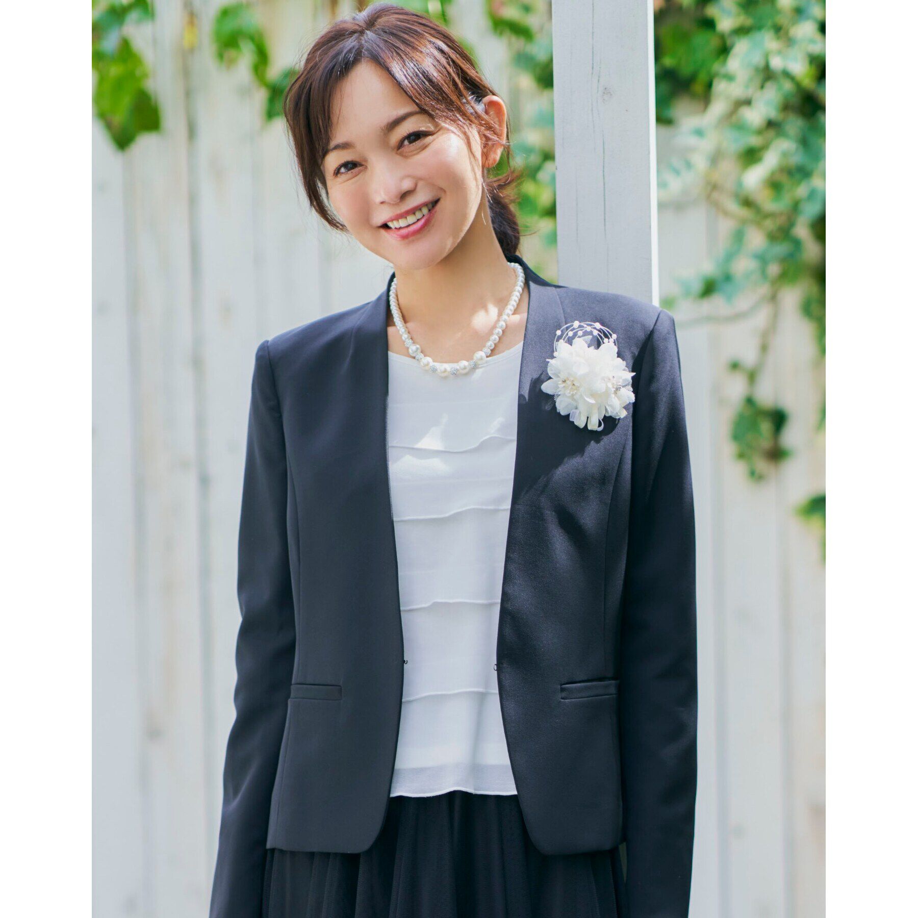 SHOO･LA･RUE「【S-4L/洗濯機可/ジャージ裏地】ティアードブラウス」|シャツ・ブラウス|