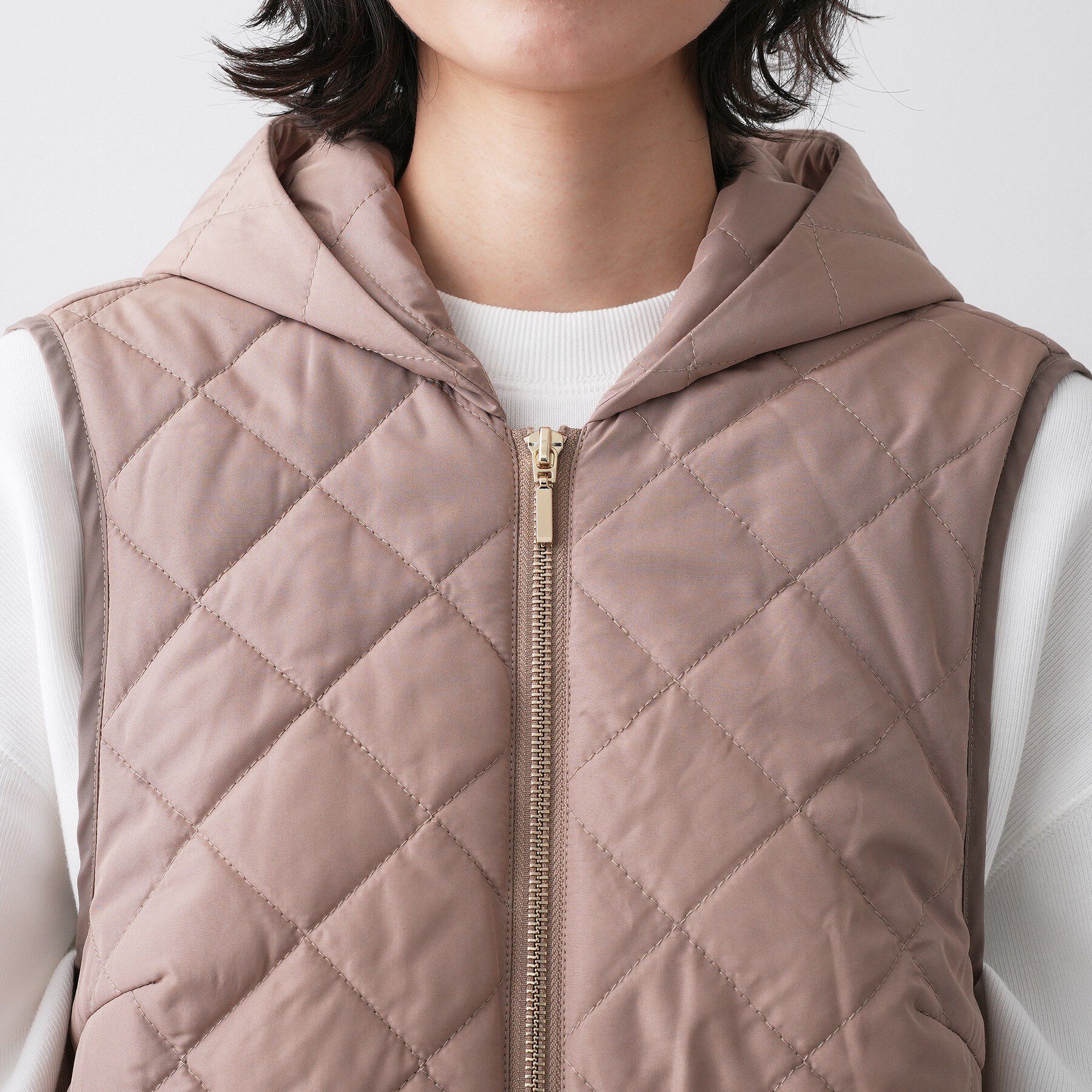 Dessin「【4WAY/洗える】ベスト付き中綿キルトコート」|その他|