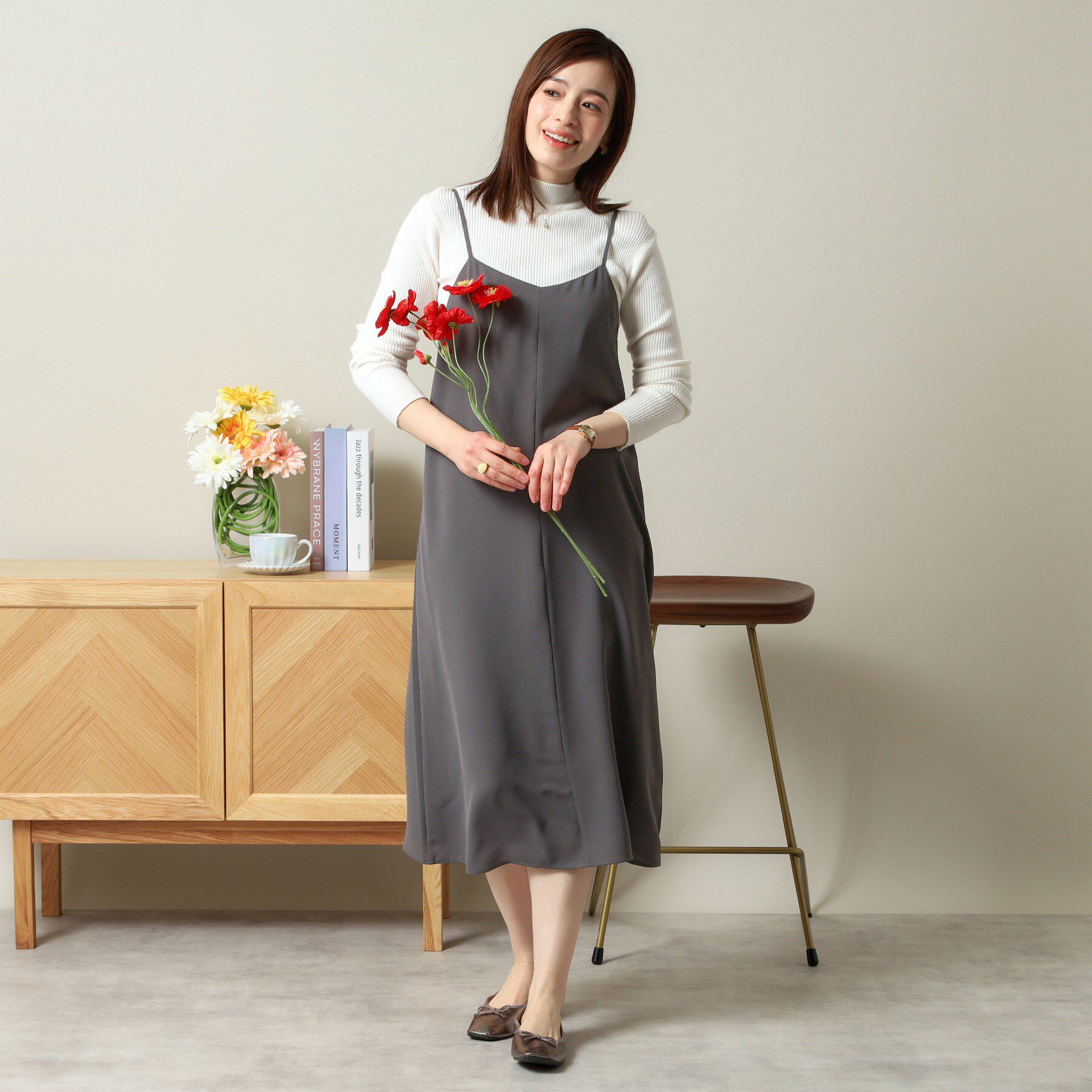 ITS&rsquo;DEMO「【手洗い可／シーズンレス】キャミワンピース」|ワンピース|