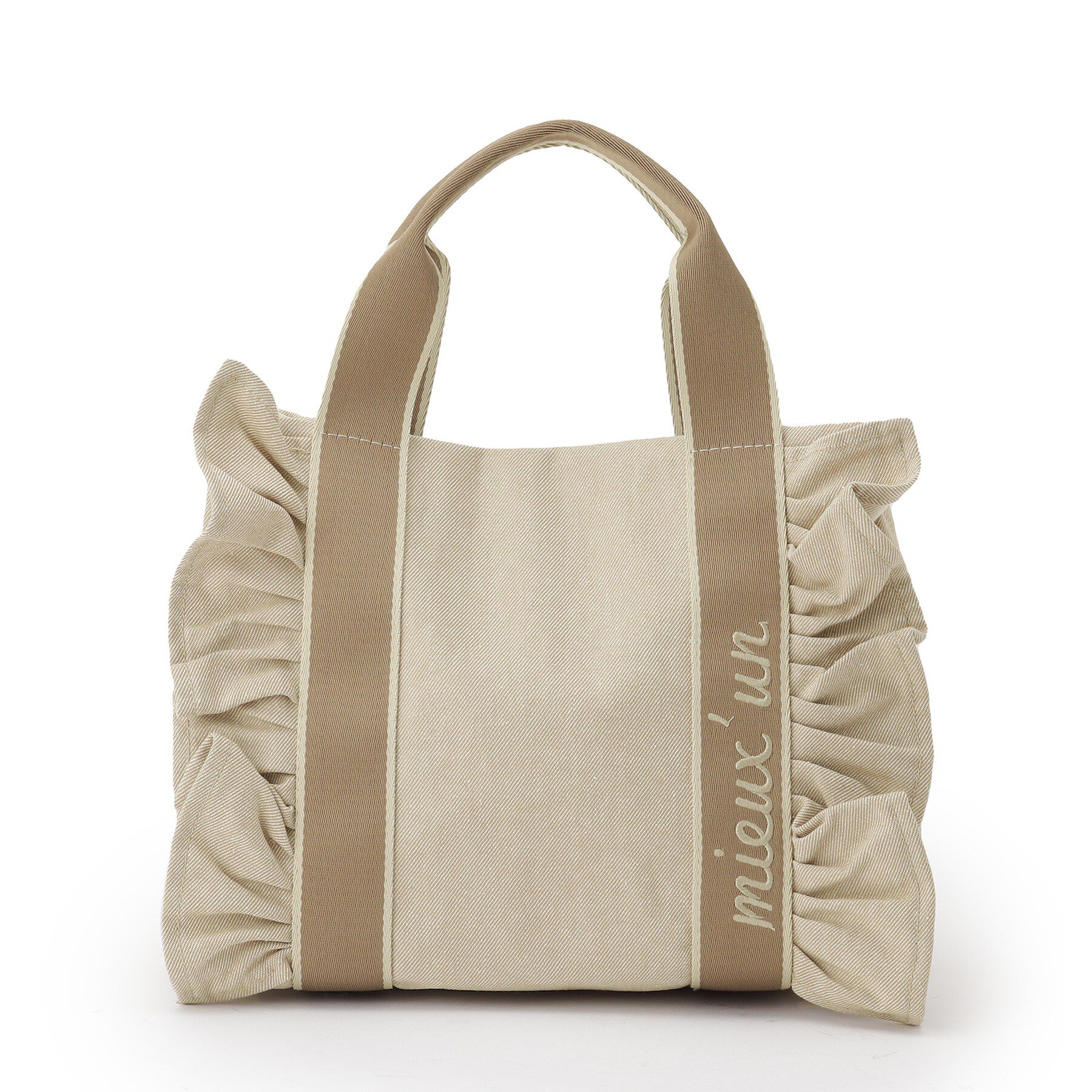 ITS&rsquo;DEMO「フリルテープミニトート」|ハンドバッグ|