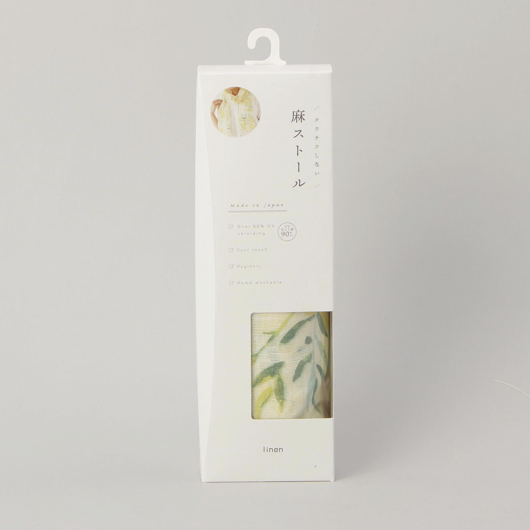 212 KITCHEN STORE「チクチクしない麻ストールミモザのブーケ YE ＜絹屋＞」|ストール|