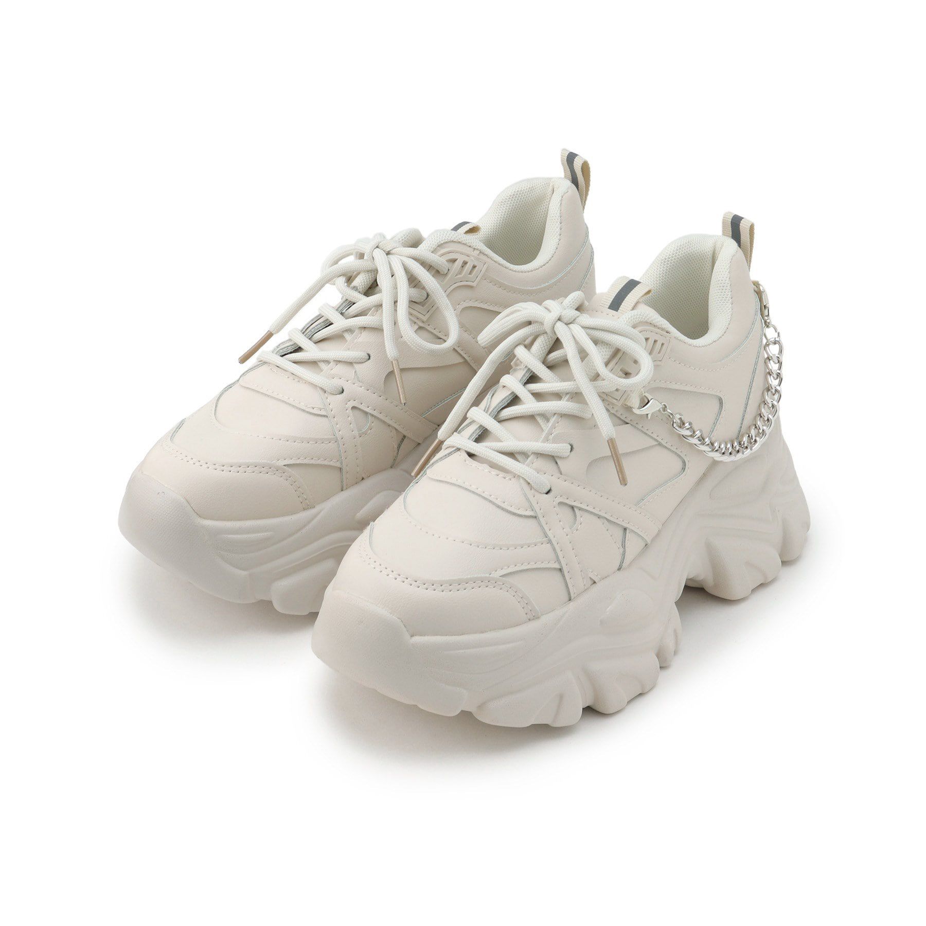 csT&P「2WAYチェーン軽量厚底スニーカー」|スニーカー|ベージュ(052)
