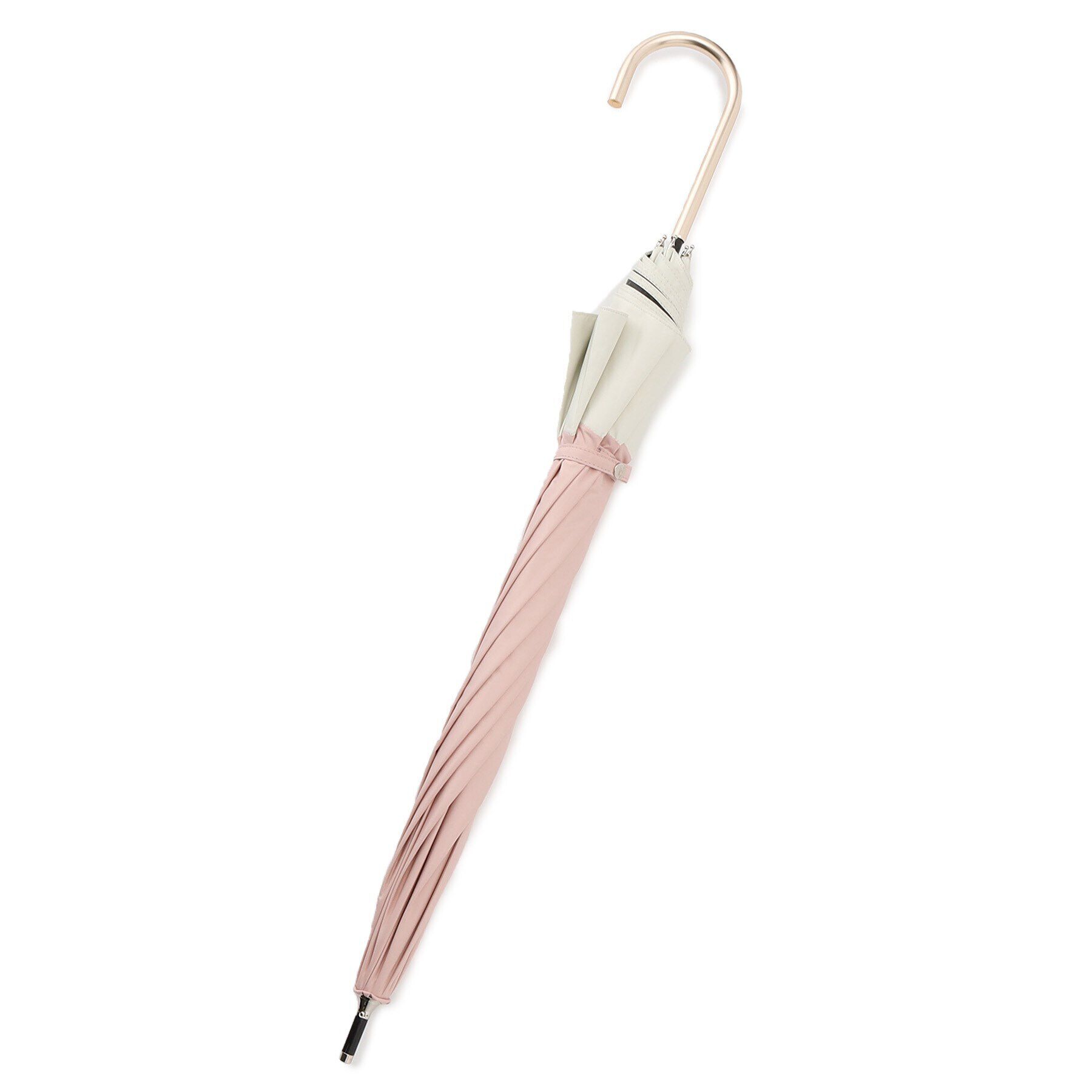 Ober Tashe「【UVカット率99.9％以上/遮光率99.9％以上/レイン/日傘/UVカット】バイカラー長傘」|傘|