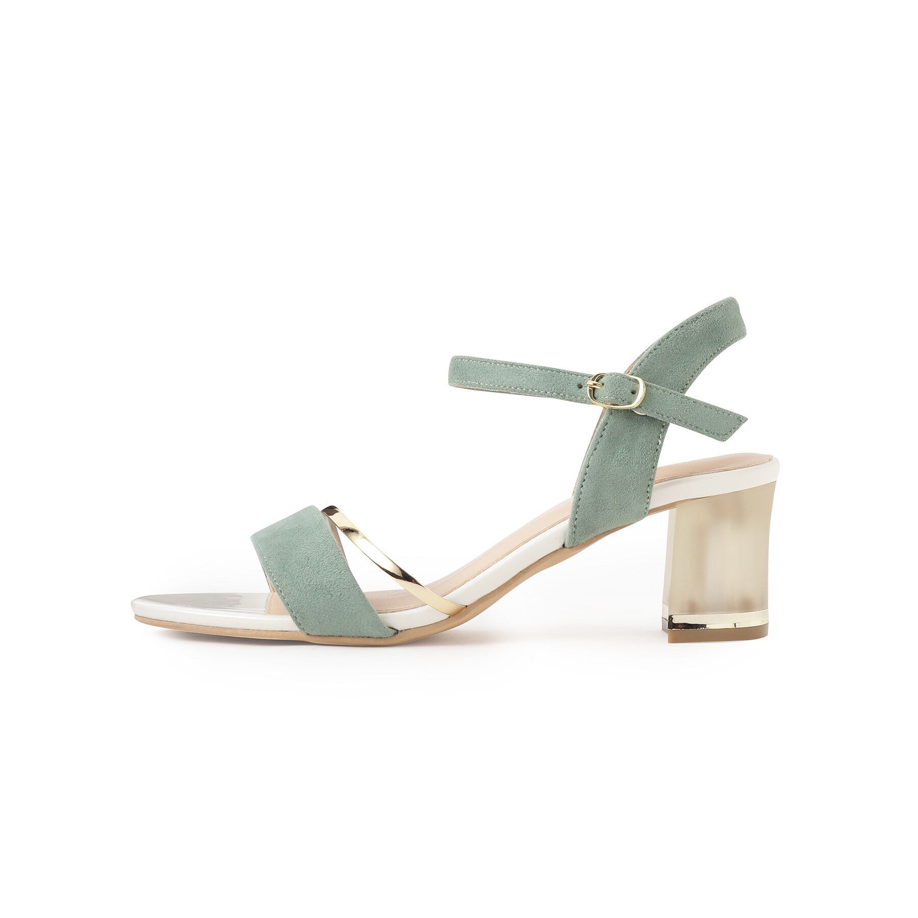 ESPERANZA「クリアヒールアンクルストラップ 24SS」|サンダル|