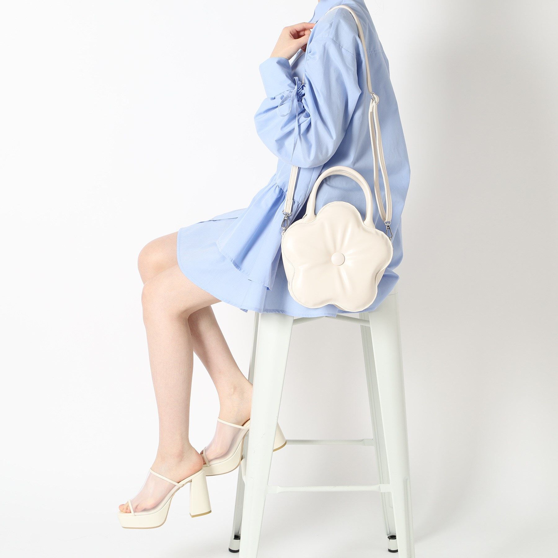 Ober Tashe「フラワー2WAYバッグ」|ハンドバッグ|