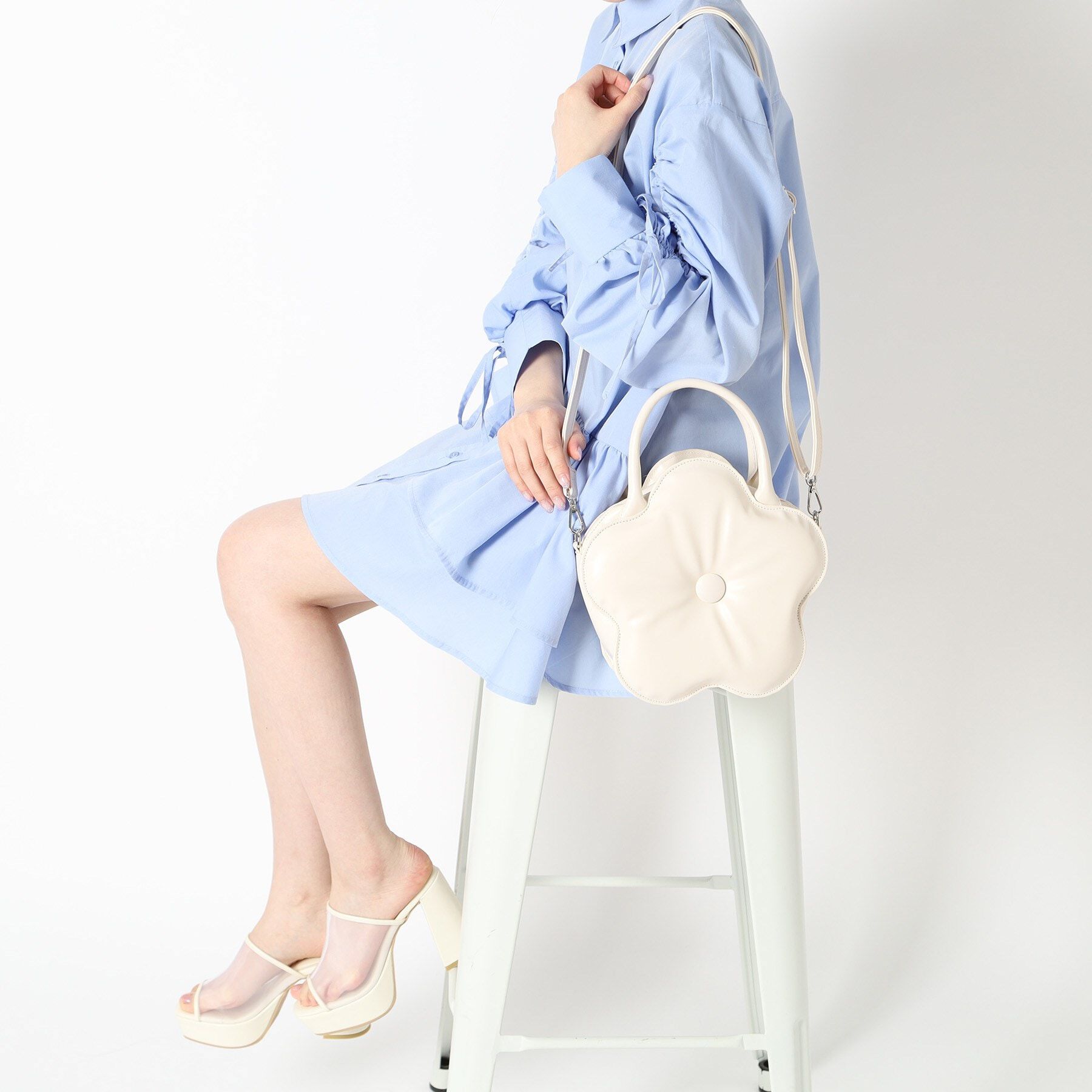 Ober Tashe「フラワー2WAYバッグ」|ハンドバッグ|