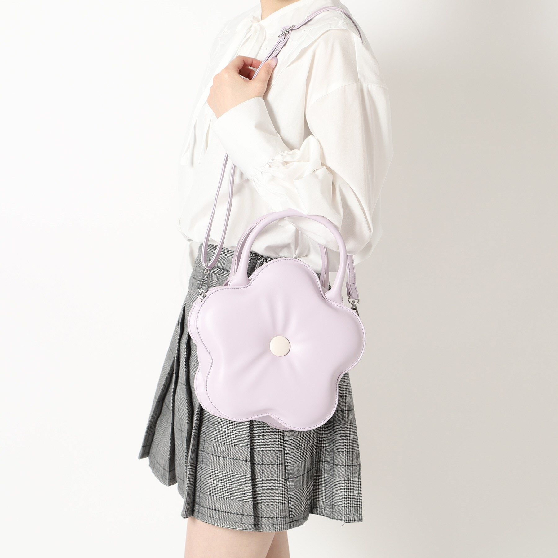 Ober Tashe「フラワー2WAYバッグ」|ハンドバッグ|