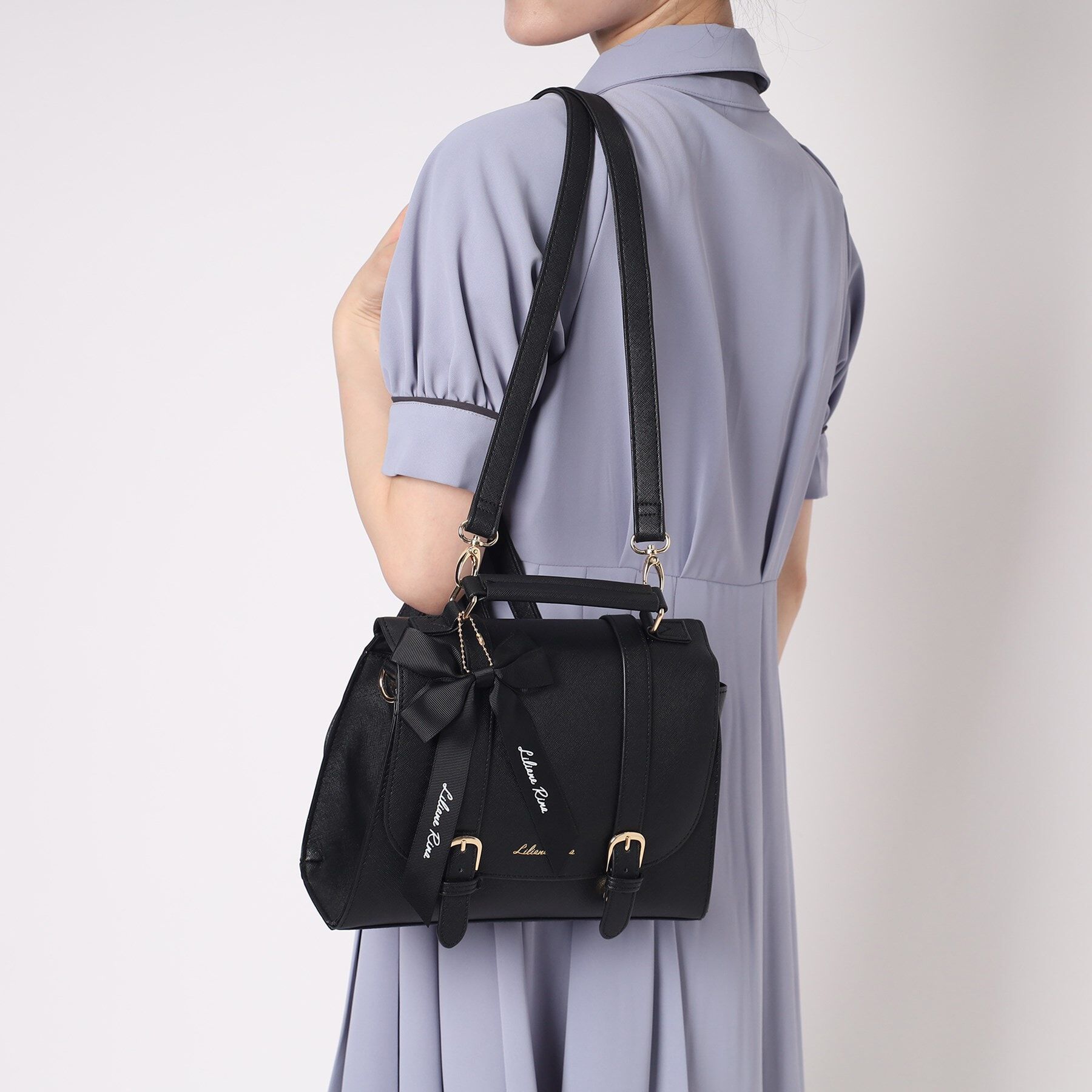 Ober Tashe「リボンチャーム付き3WAYサッチェル」|リュック|