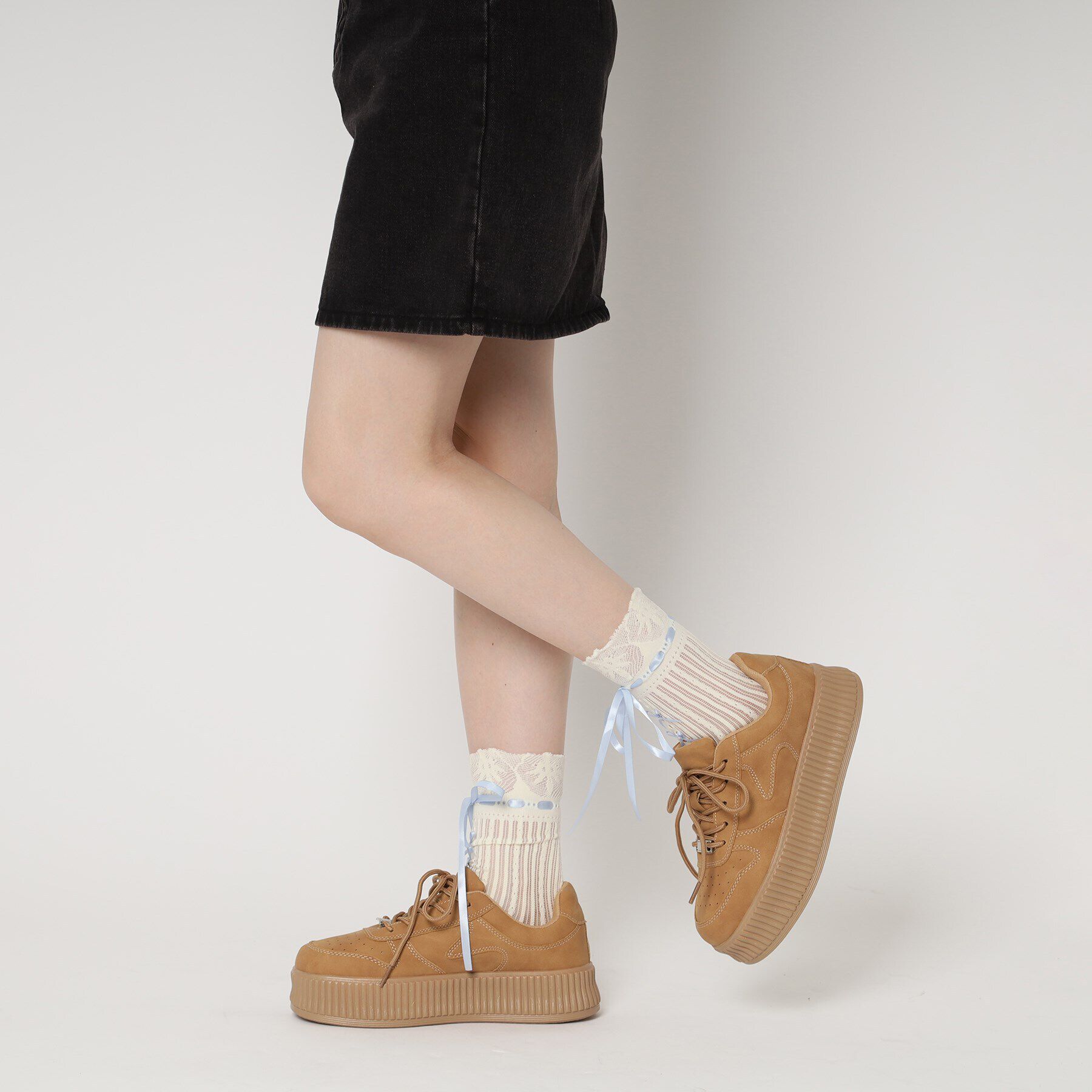 csT&P「厚底プラットフォームスニーカー」|スニーカー|