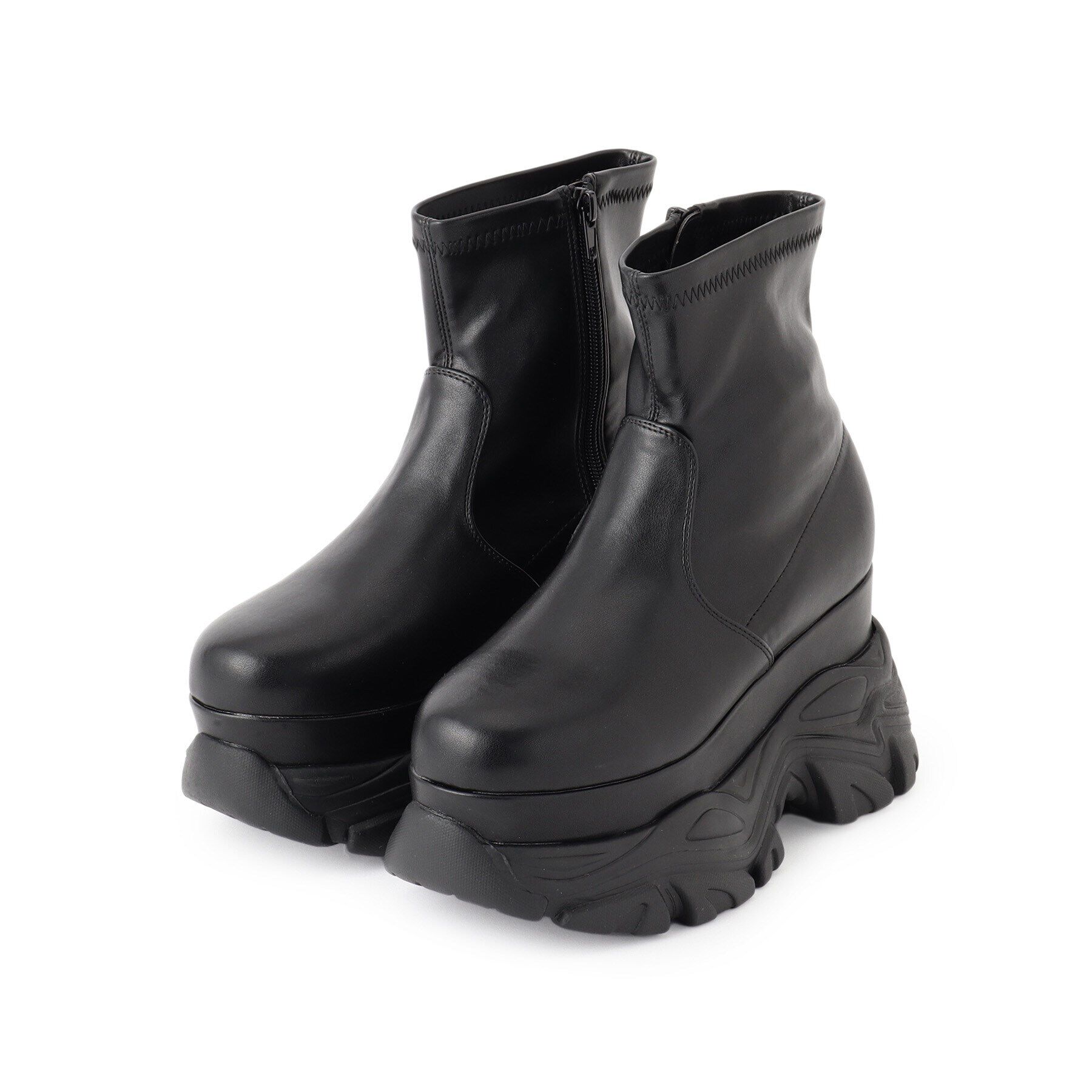 csT&P「厚底ラバーストームブーツ」|ショートブーツ|