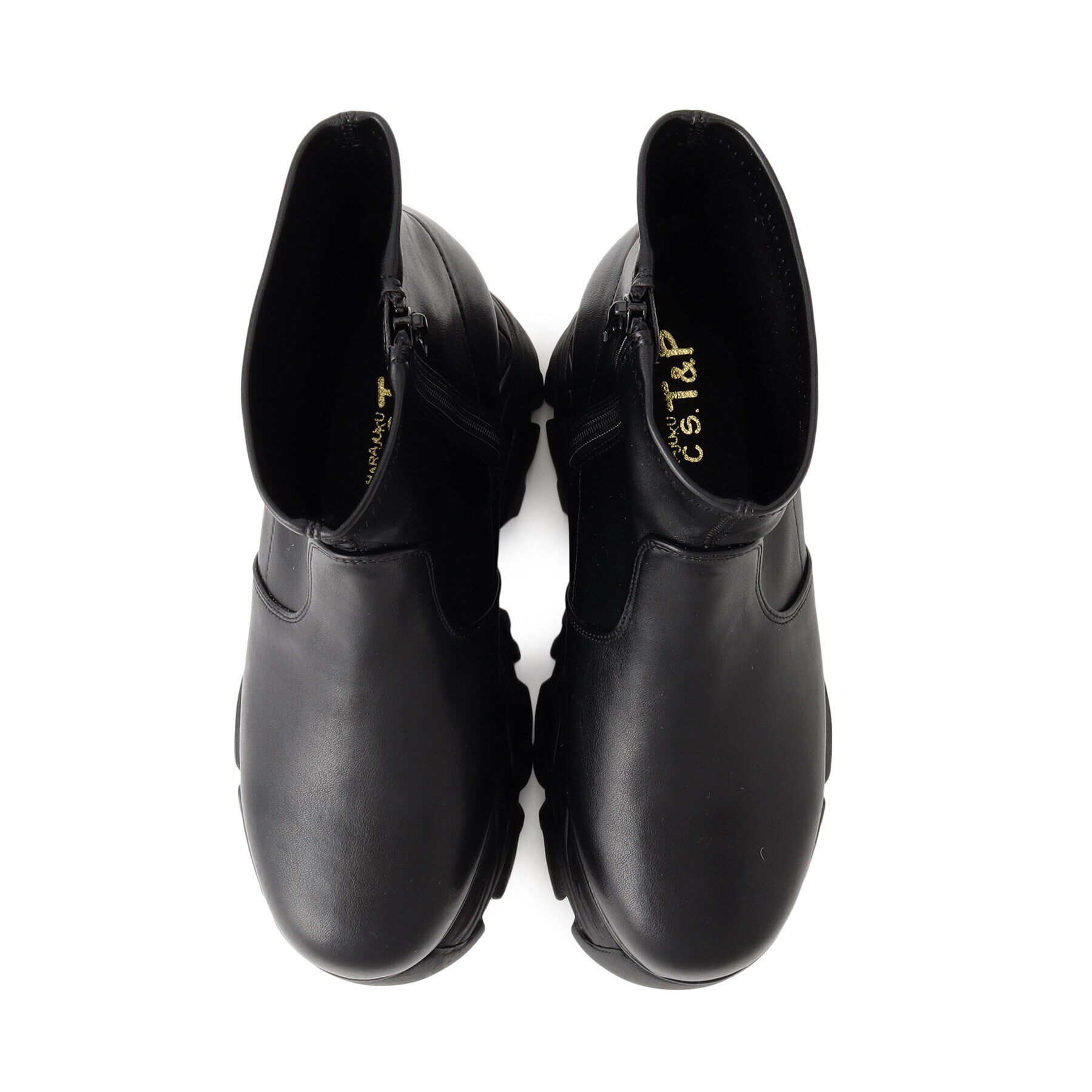 csT&P「厚底ラバーストームブーツ」|ショートブーツ|