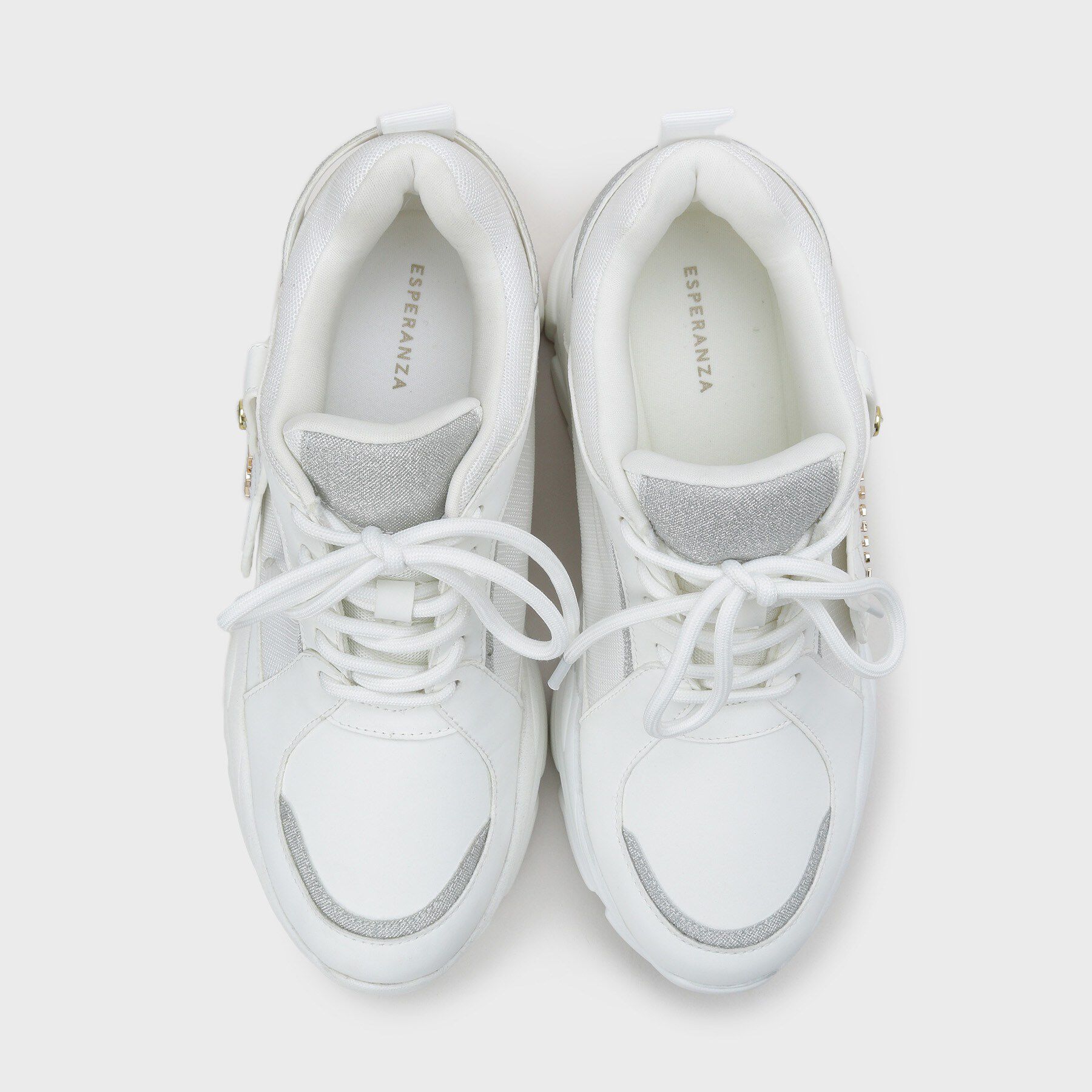 ESPERANZA「ハートチャームインヒールスニーカー」|スニーカー|