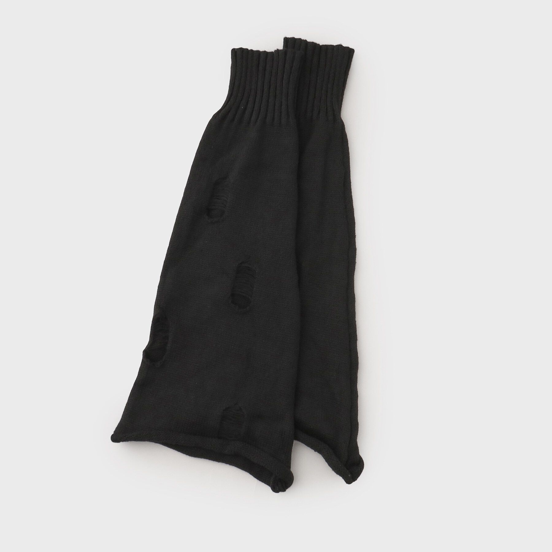 Doll Kiss「ダメージレッグカバー」|レッグウォーマー|ブラック(119)