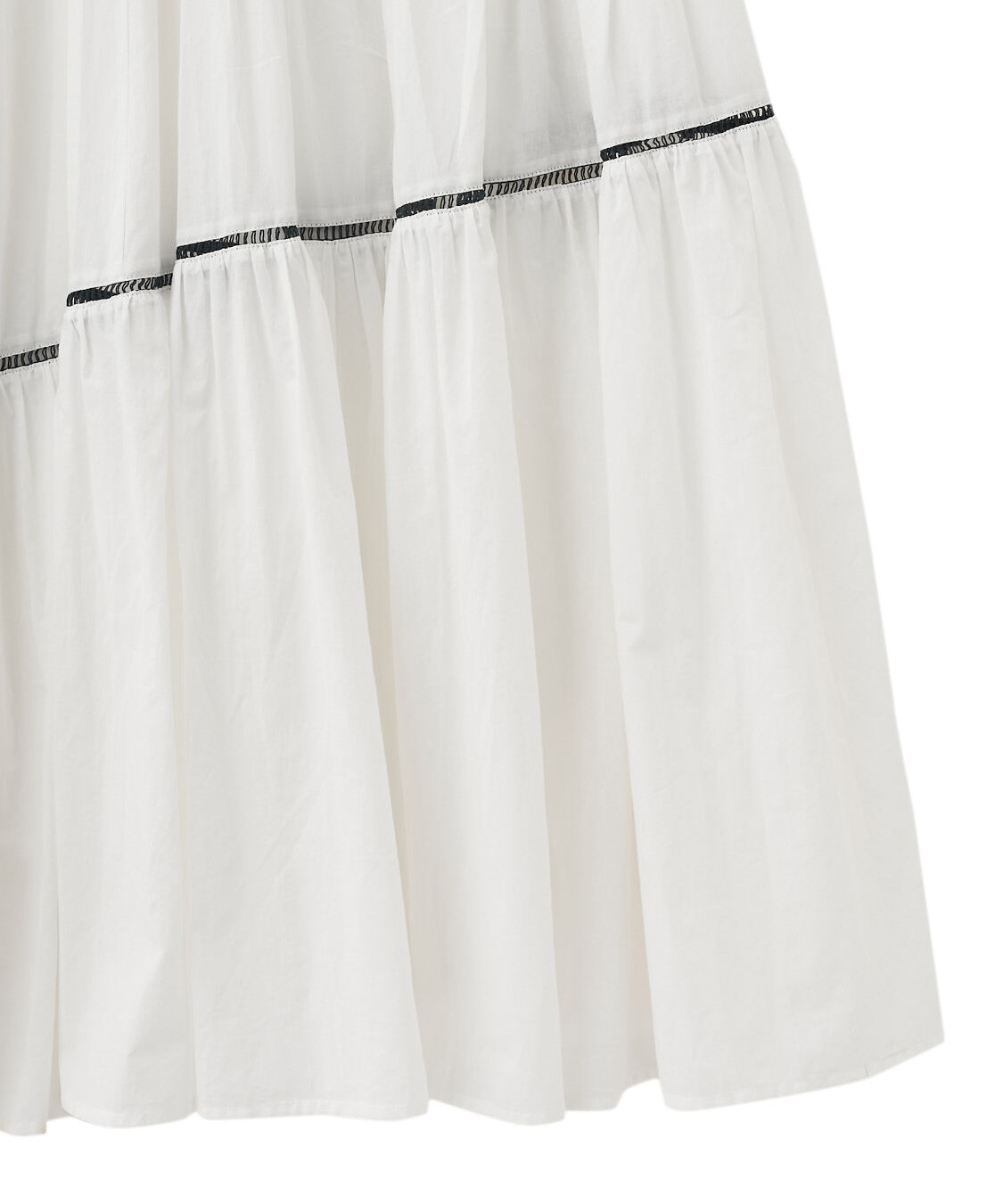 COCO DEAL「エンブロイダリーフリルティアードワンピース」|ワンピース|