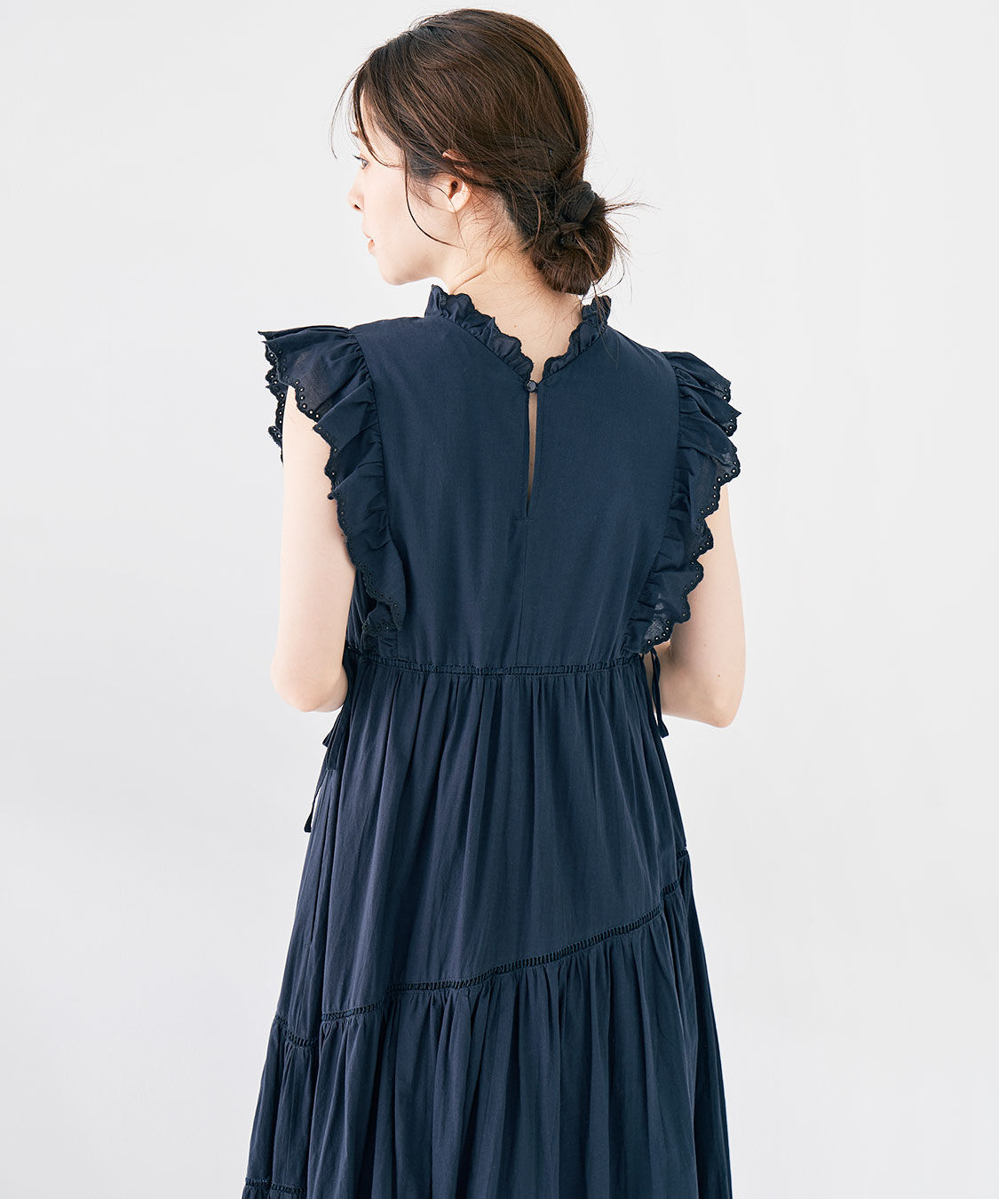 COCO DEAL「エンブロイダリーフリルティアードワンピース」|ワンピース|