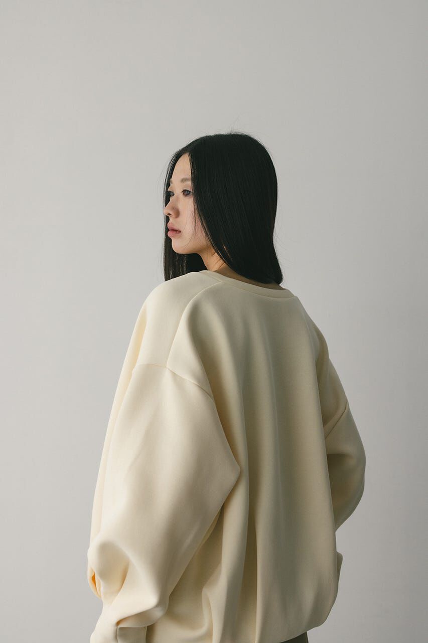 STYLEMIXER「Vネックフォルムダンボールトップ」|Tシャツ・カットソー|