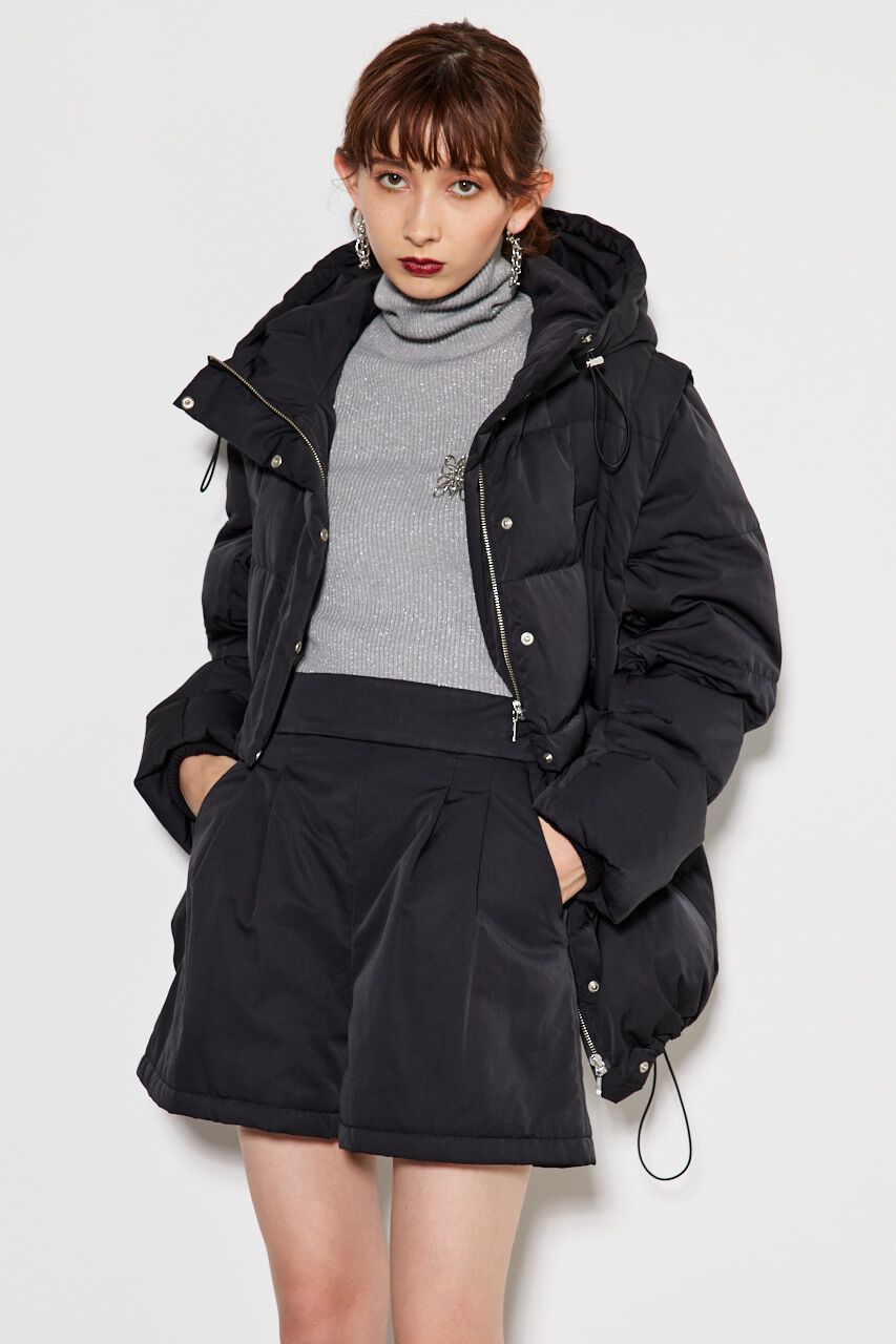 rienda「マルチWAYショートダウンJK」|その他|BLK