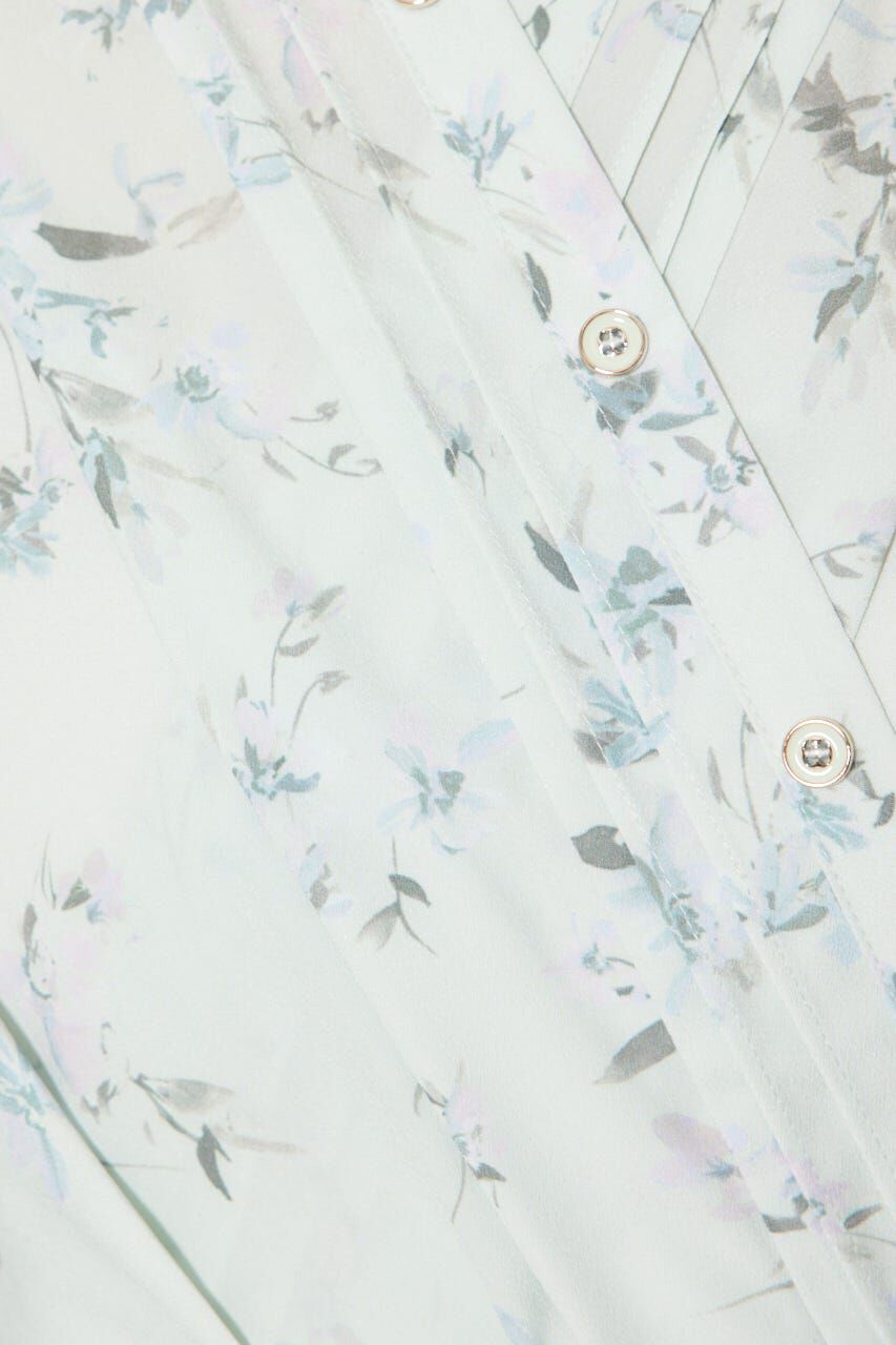 rienda「カシュクールフレアシャツワンピース」|ワンピース|