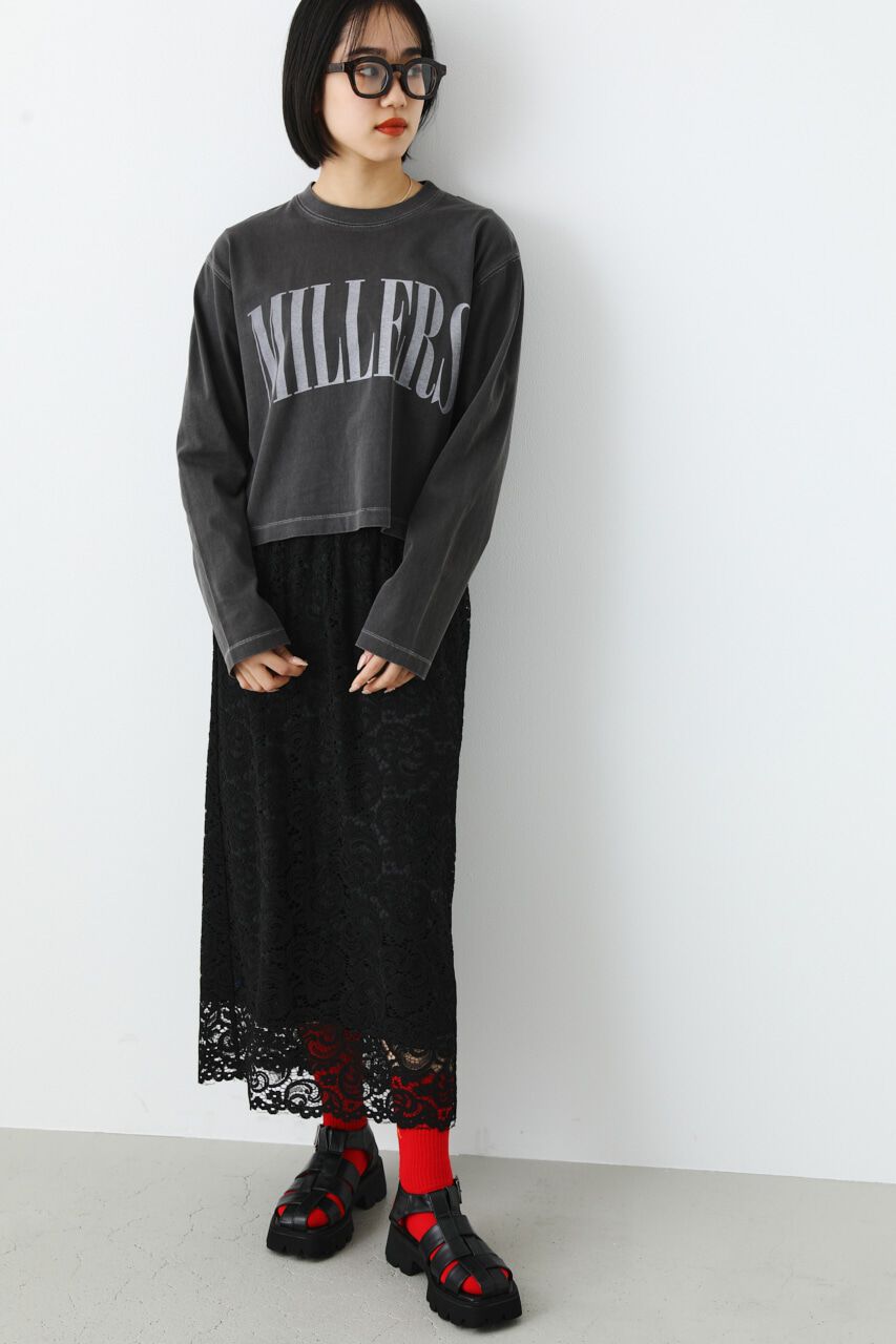 RODEO CROWNS「MILLERSショートL/S Tシャツ」|Tシャツ・カットソー|BLK