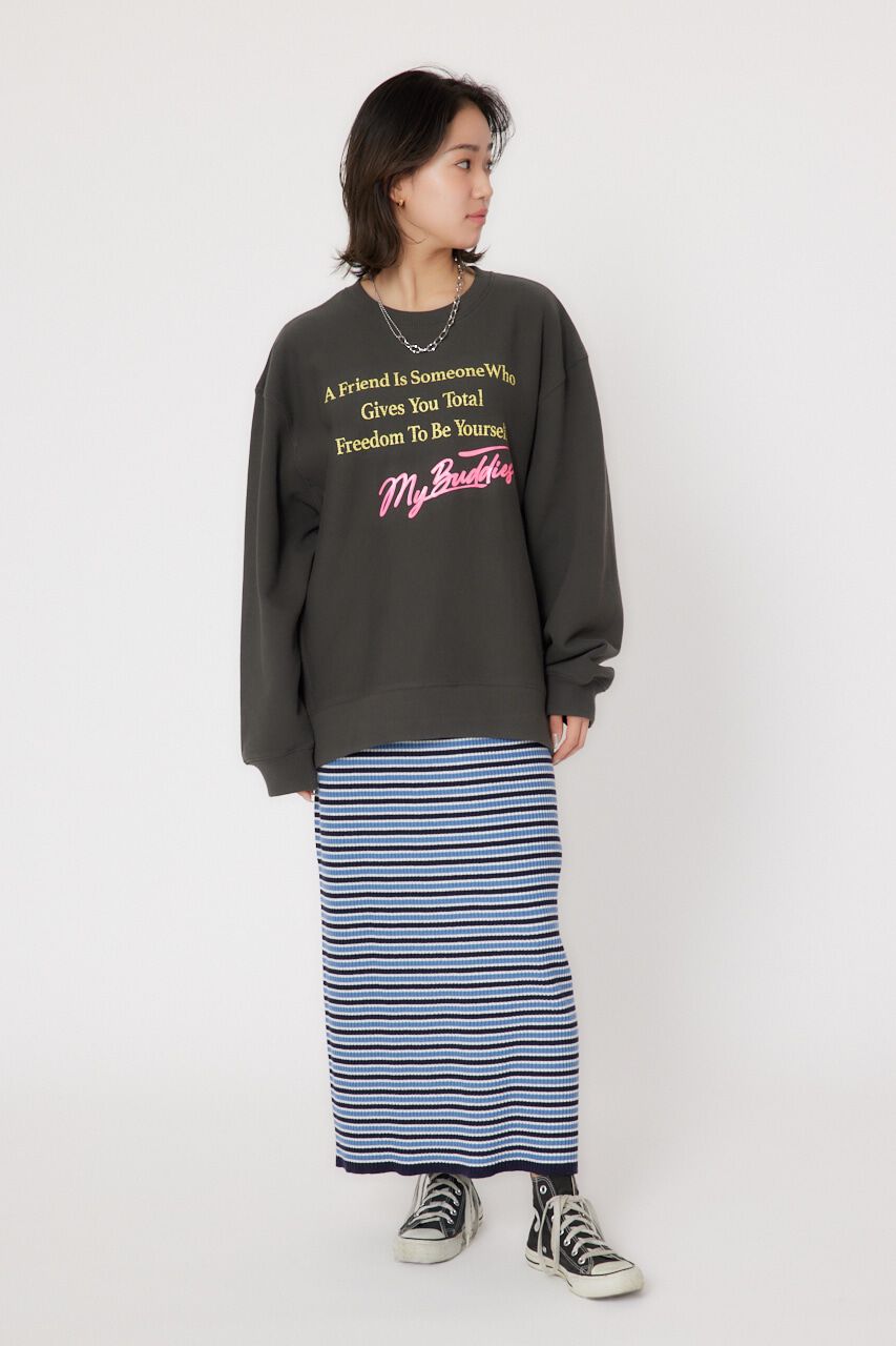 RODEO CROWNS「ボーダーリブニット スカート」|スカート|