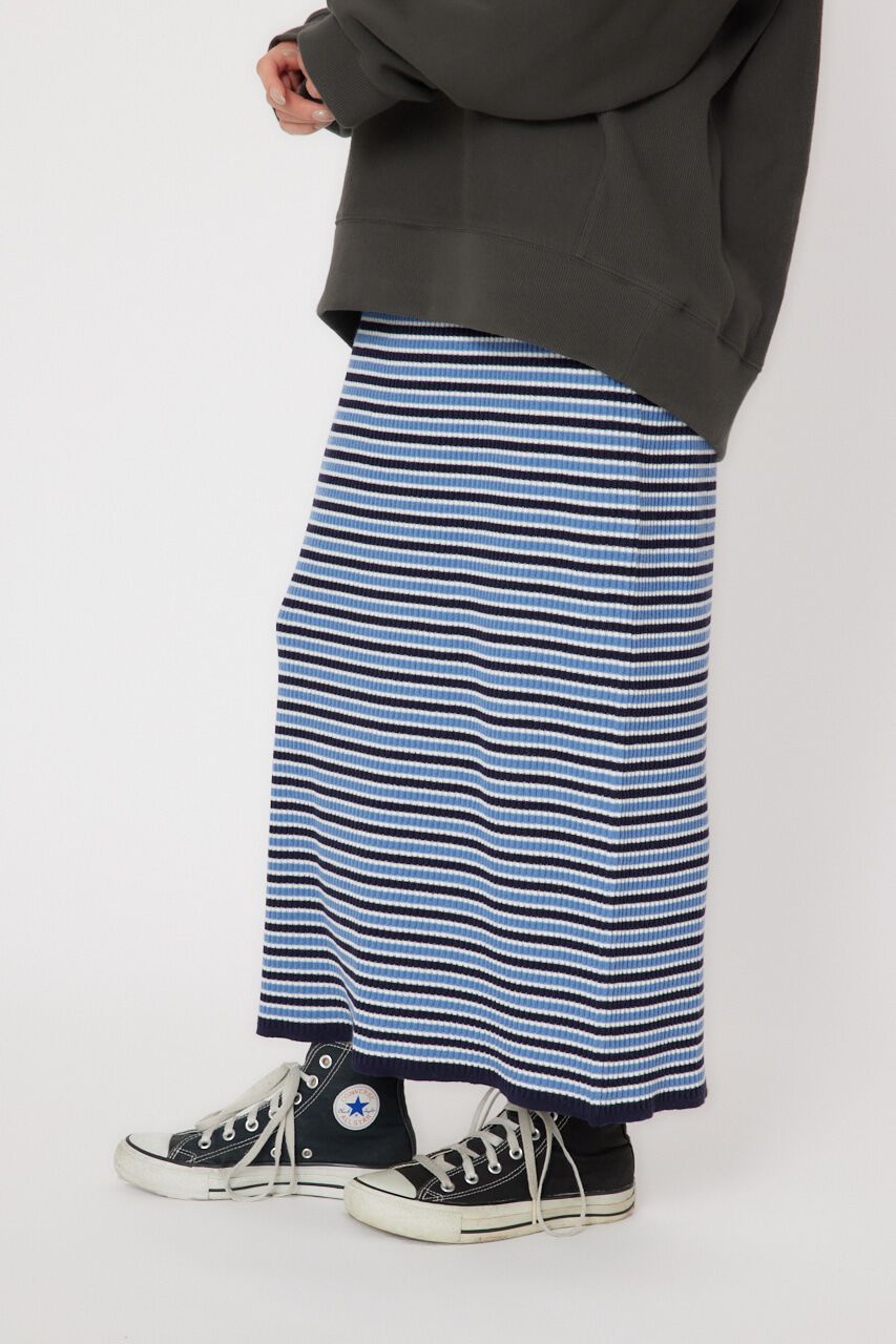 RODEO CROWNS「ボーダーリブニット スカート」|スカート|