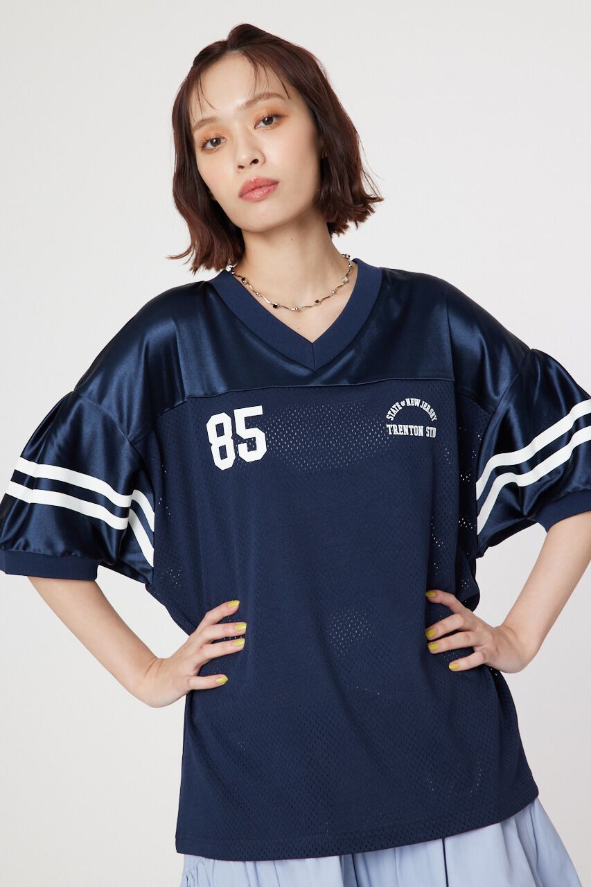 RODEO CROWNS「NJ85 ナンバートップス」|Tシャツ・カットソー|NVY