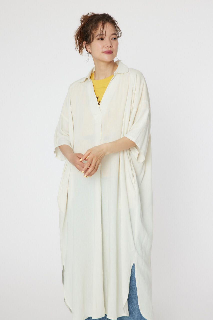 RODEO CROWNS「スキッパーシャツワンピース」|ワンピース|