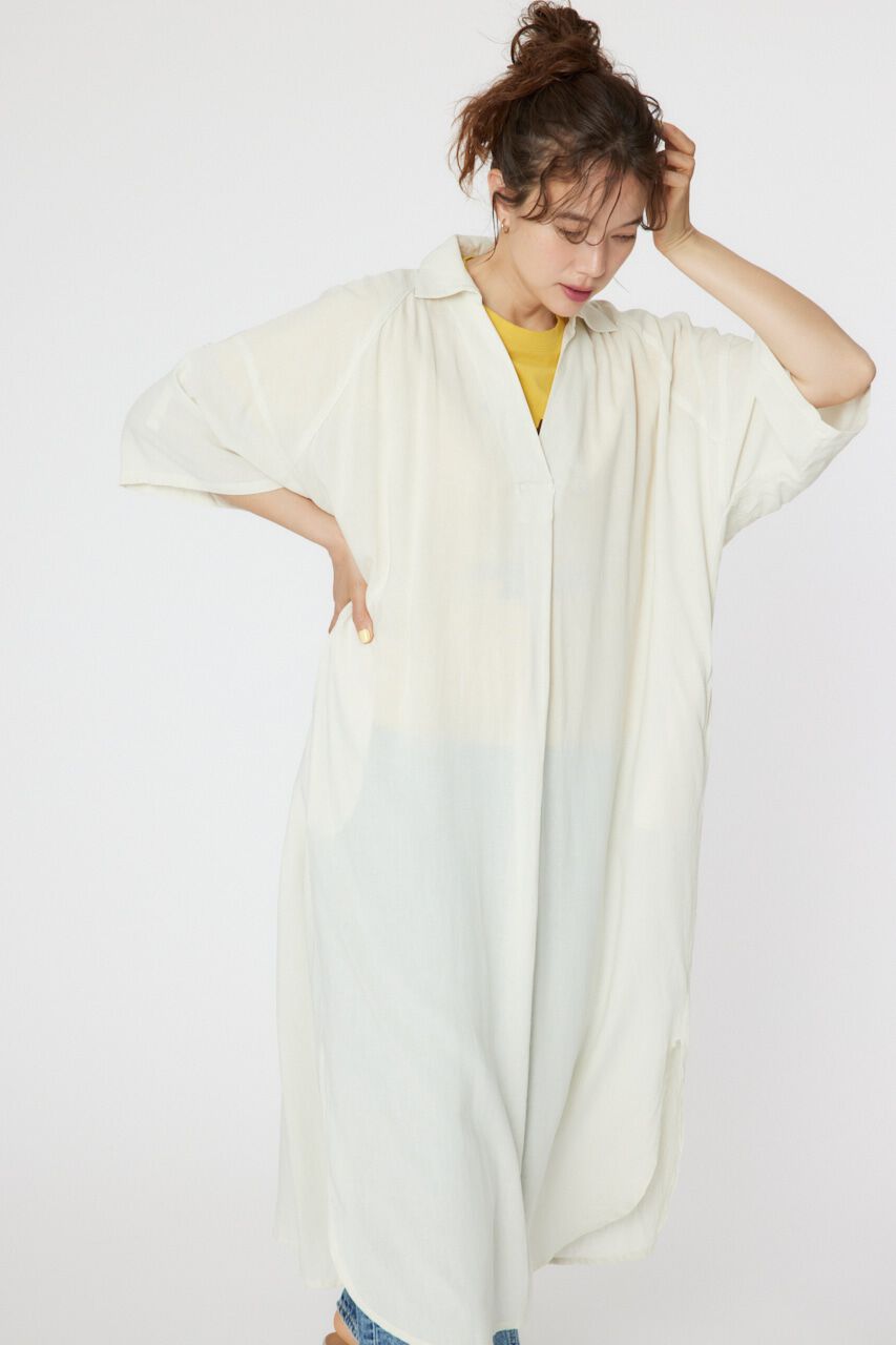 RODEO CROWNS「スキッパーシャツワンピース」|ワンピース|