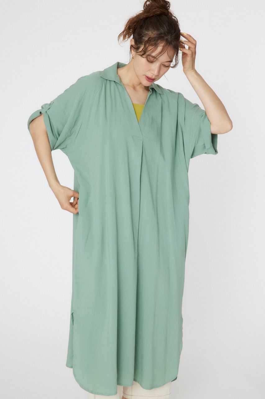 RODEO CROWNS「スキッパーシャツワンピース」|ワンピース|