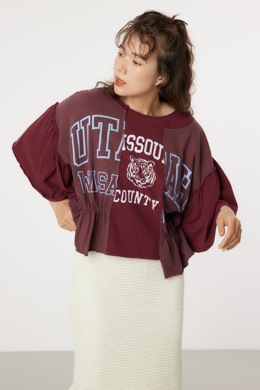 RODEO CROWNS「ドッキングカレッジトップス」|Tシャツ・カットソー|