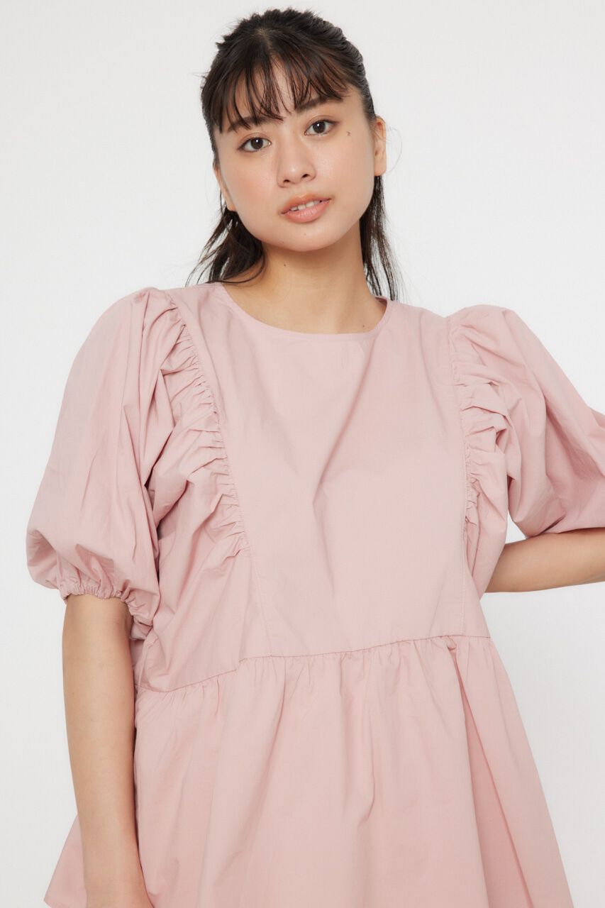 RODEO CROWNS「袖ボリュームペプラムトップス」|シャツ・ブラウス|