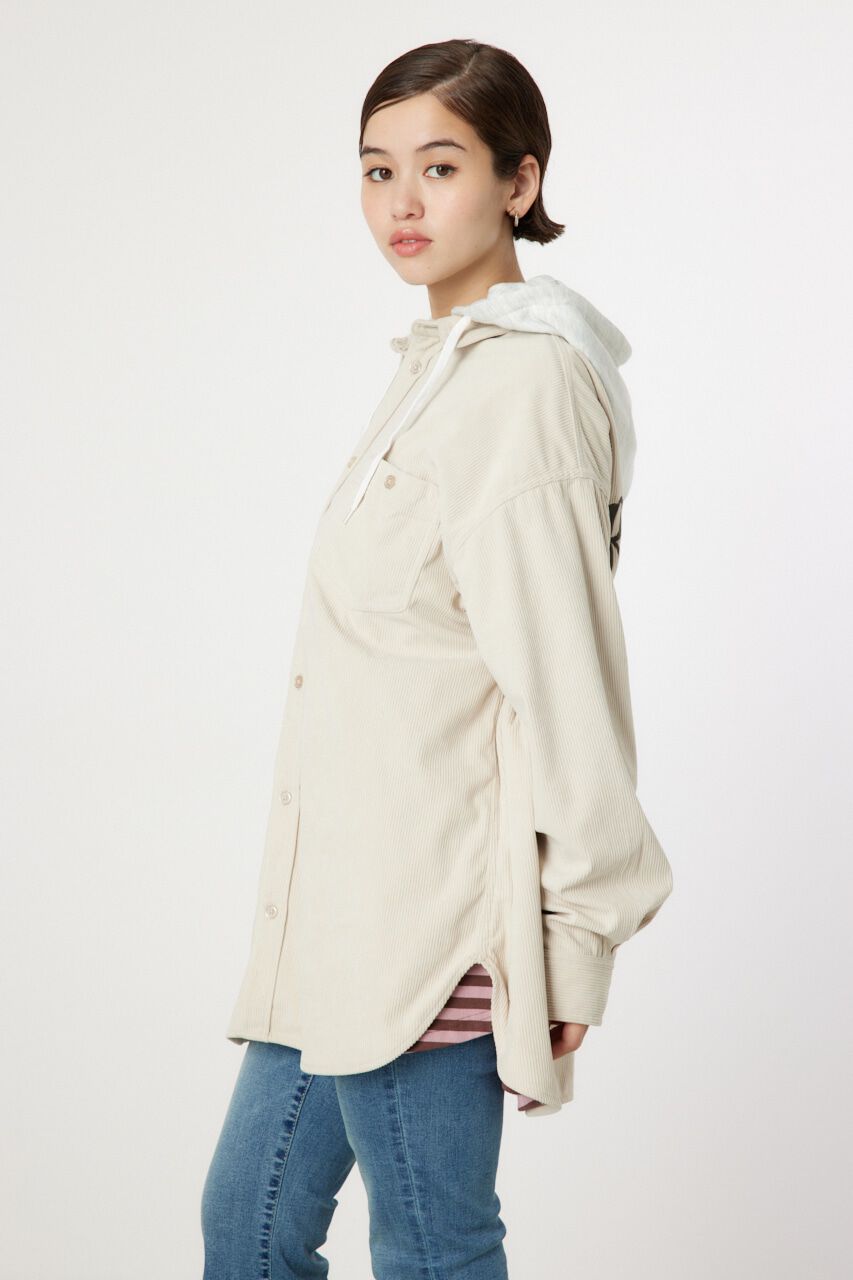 RODEO CROWNS「LOGOコーデュロイフードシャツ」|シャツ・ブラウス|