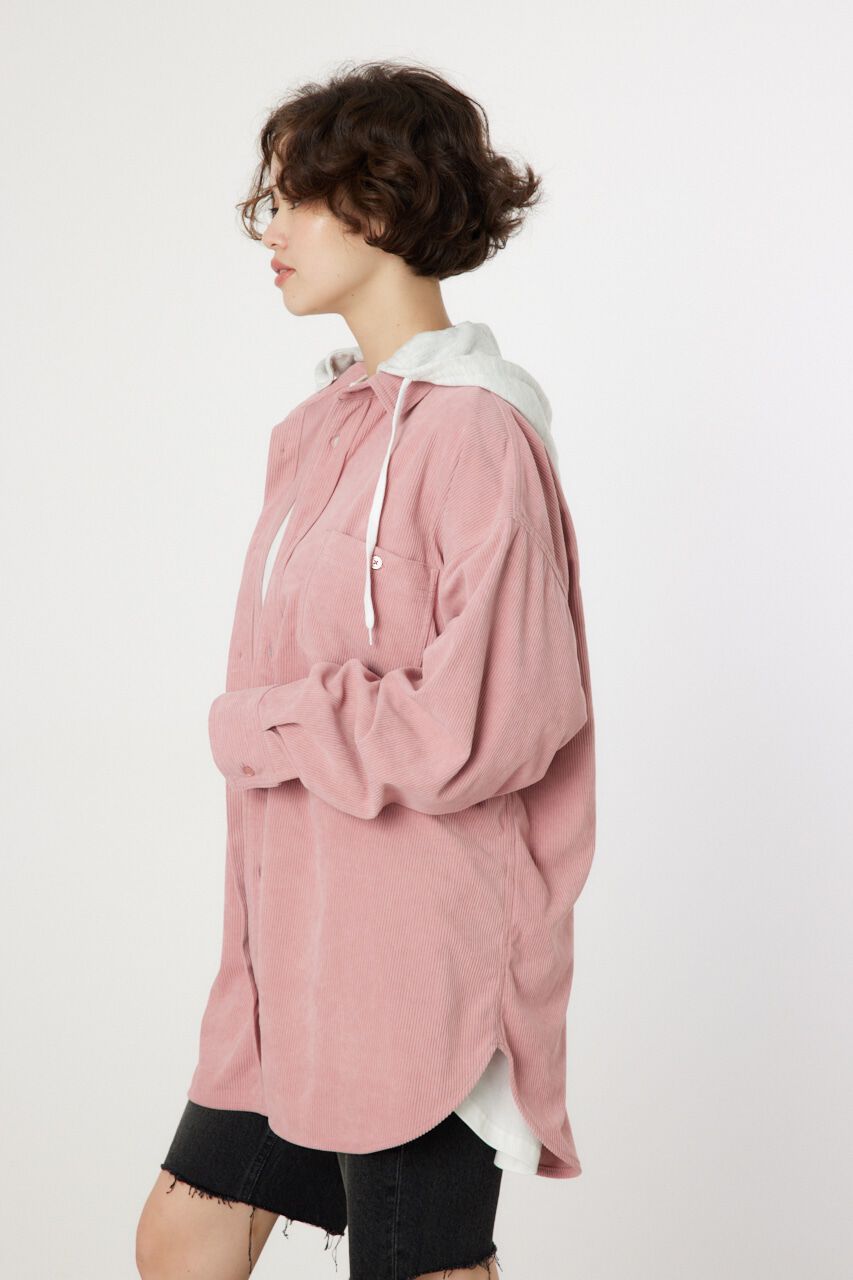 RODEO CROWNS「LOGOコーデュロイフードシャツ」|シャツ・ブラウス|